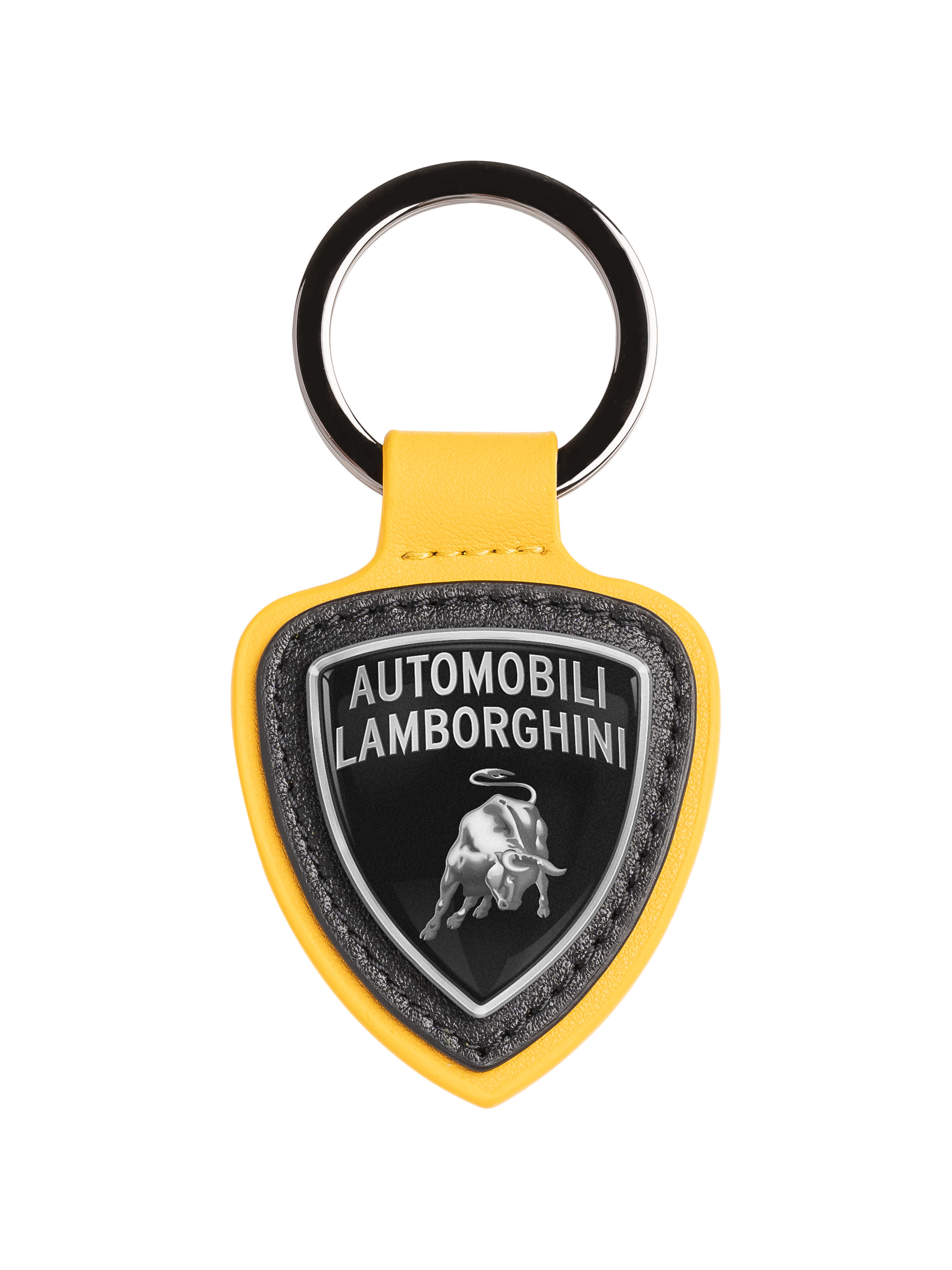 AUTOMOBILI LAMBORGHINIシールド レザーキーホルダー | Lamborghini Store