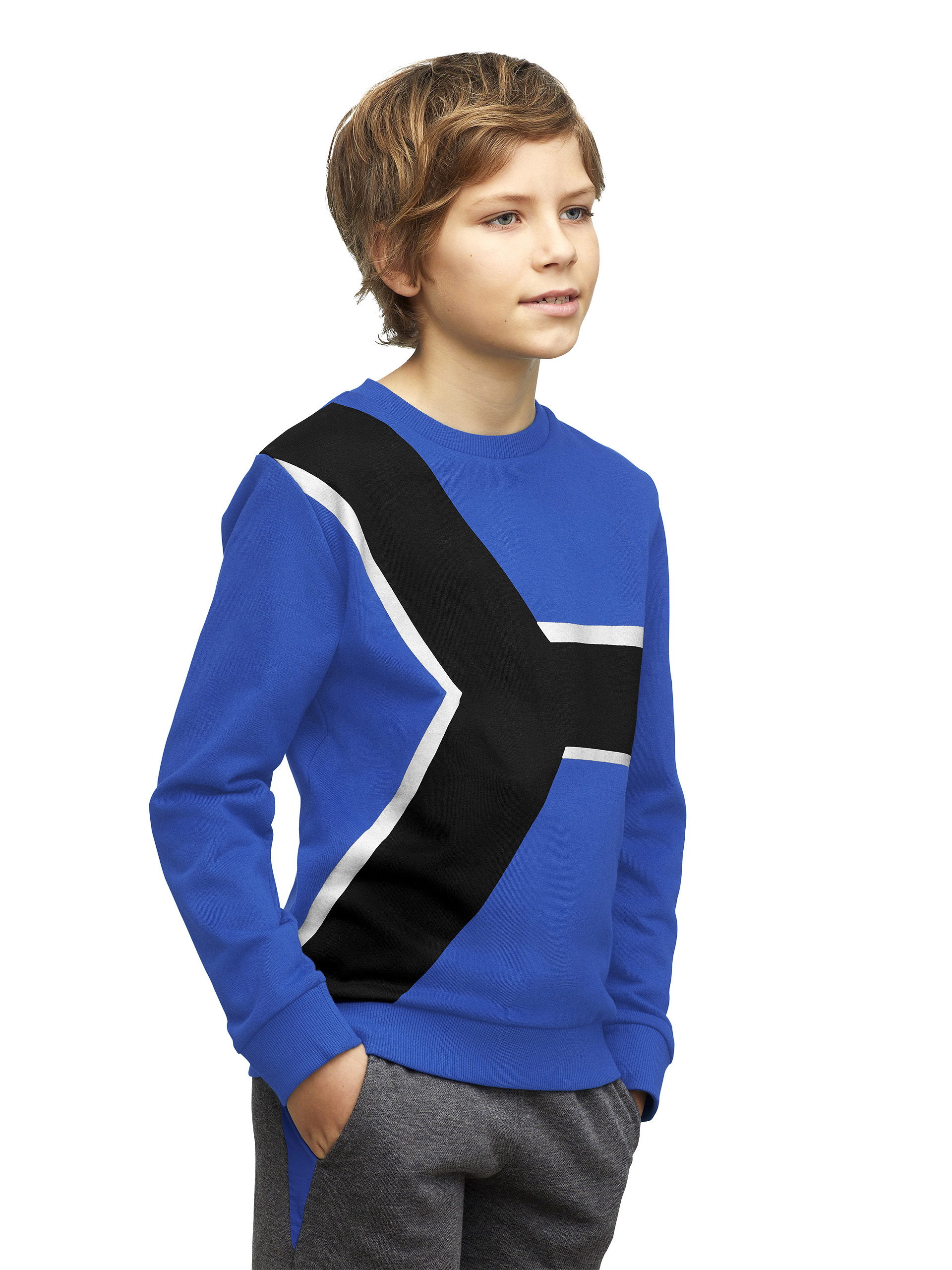 Boys crew neck discount jumper