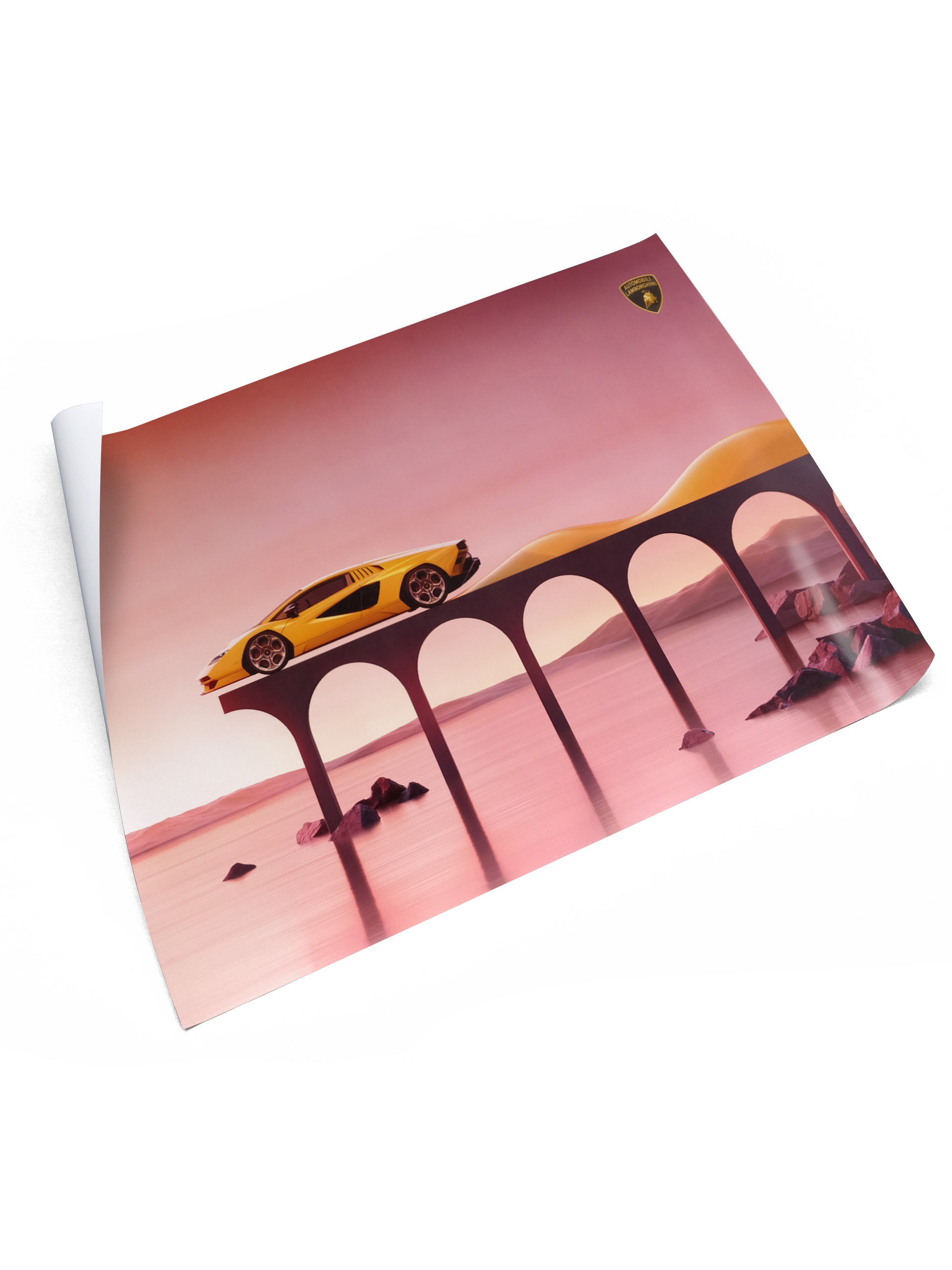 LAMBORGHINI COUNTACH LPI 800-4 SPECIAL EDITION POSTER BY ANDREAS WANNERSTEDT
