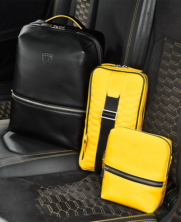 Lamborghini Aventador Roadster Travel Bag Set: Duffle Bag, Back-Pack &  Rolling Carry-On Trolley Luggage: Fits into the OEM Roadster & Coupe - DMC