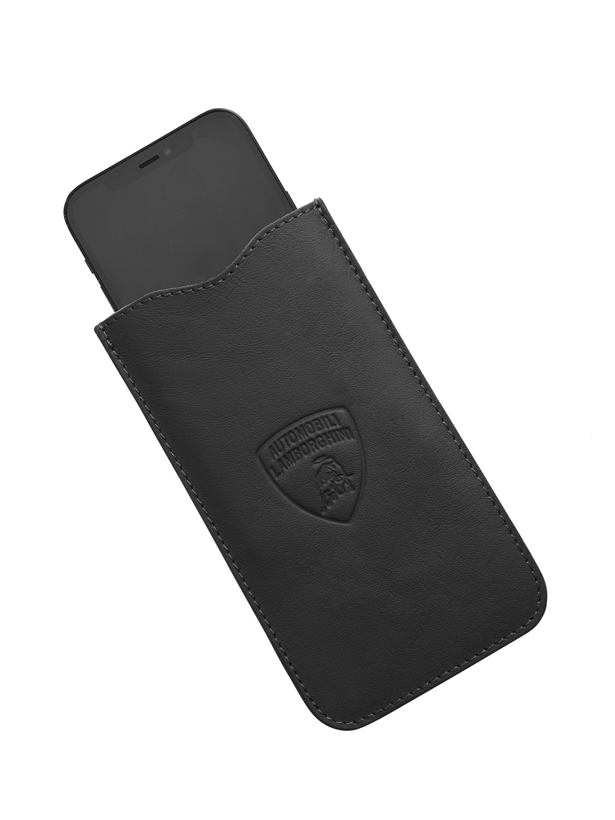 UPCYCLED LEATHER AUTOMOBILI LAMBORGHINI CASE FOR IPHONE 12 - Lamborghini Store