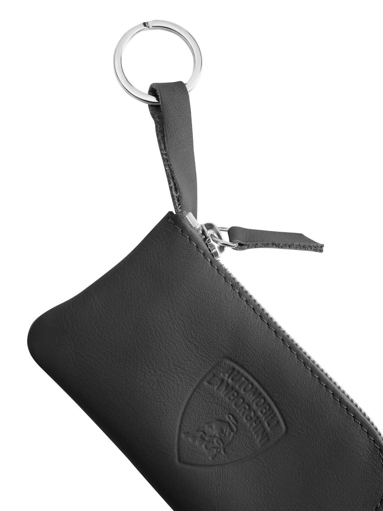 UPCYCLED LEATHER AUTOMOBILI LAMBORGHINI KEYRING - Lamborghini Store