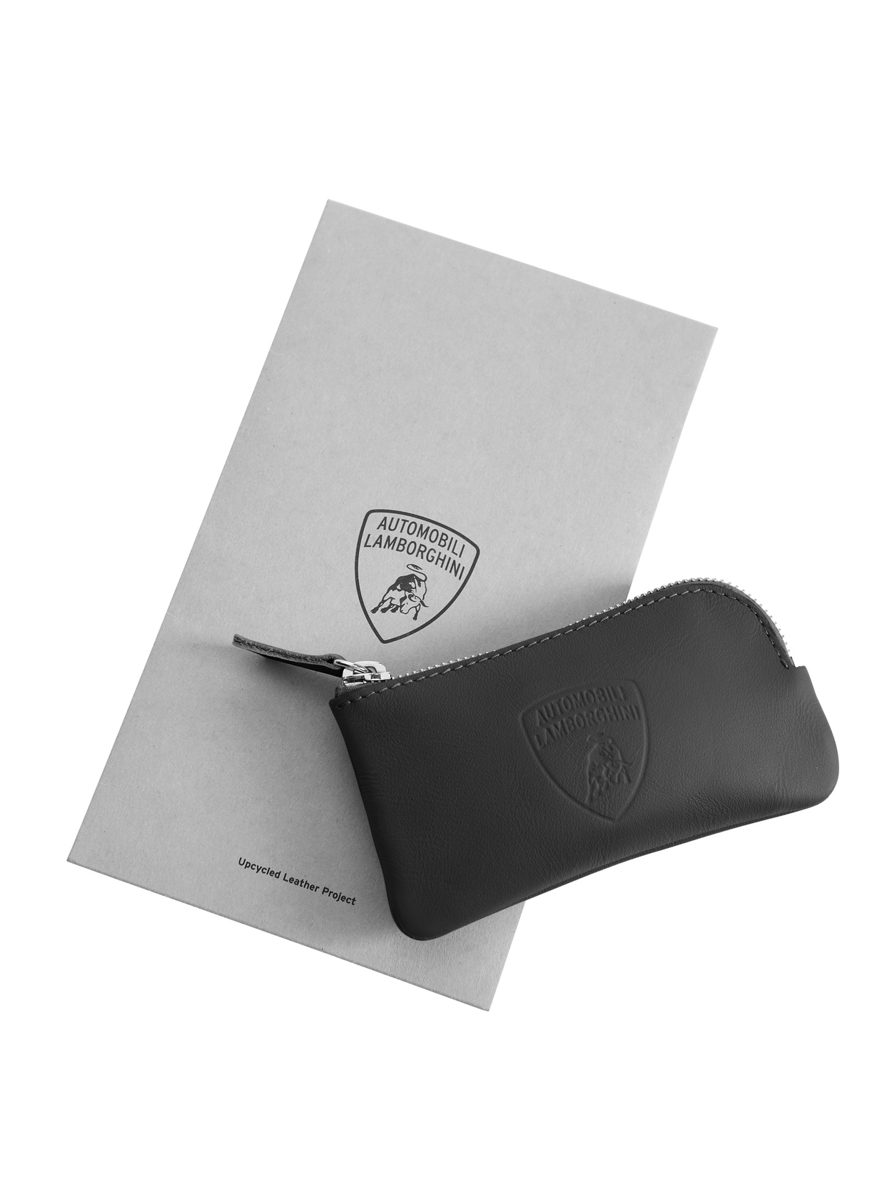 UPCYCLED LEATHER AUTOMOBILI LAMBORGHINI KEYRING - Lamborghini Store