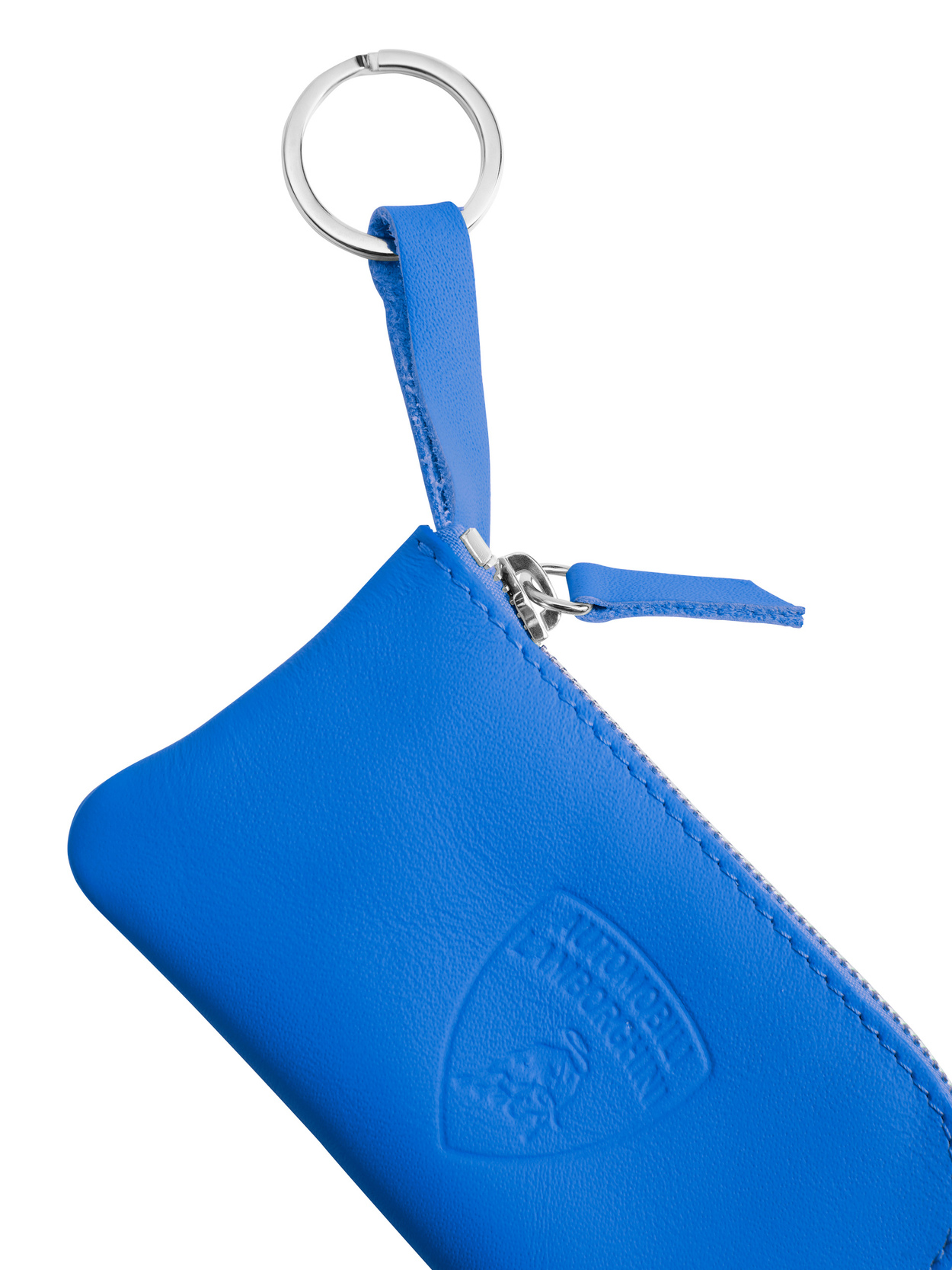 UPCYCLED LEATHER AUTOMOBILI LAMBORGHINI KEYRING - Lamborghini Store