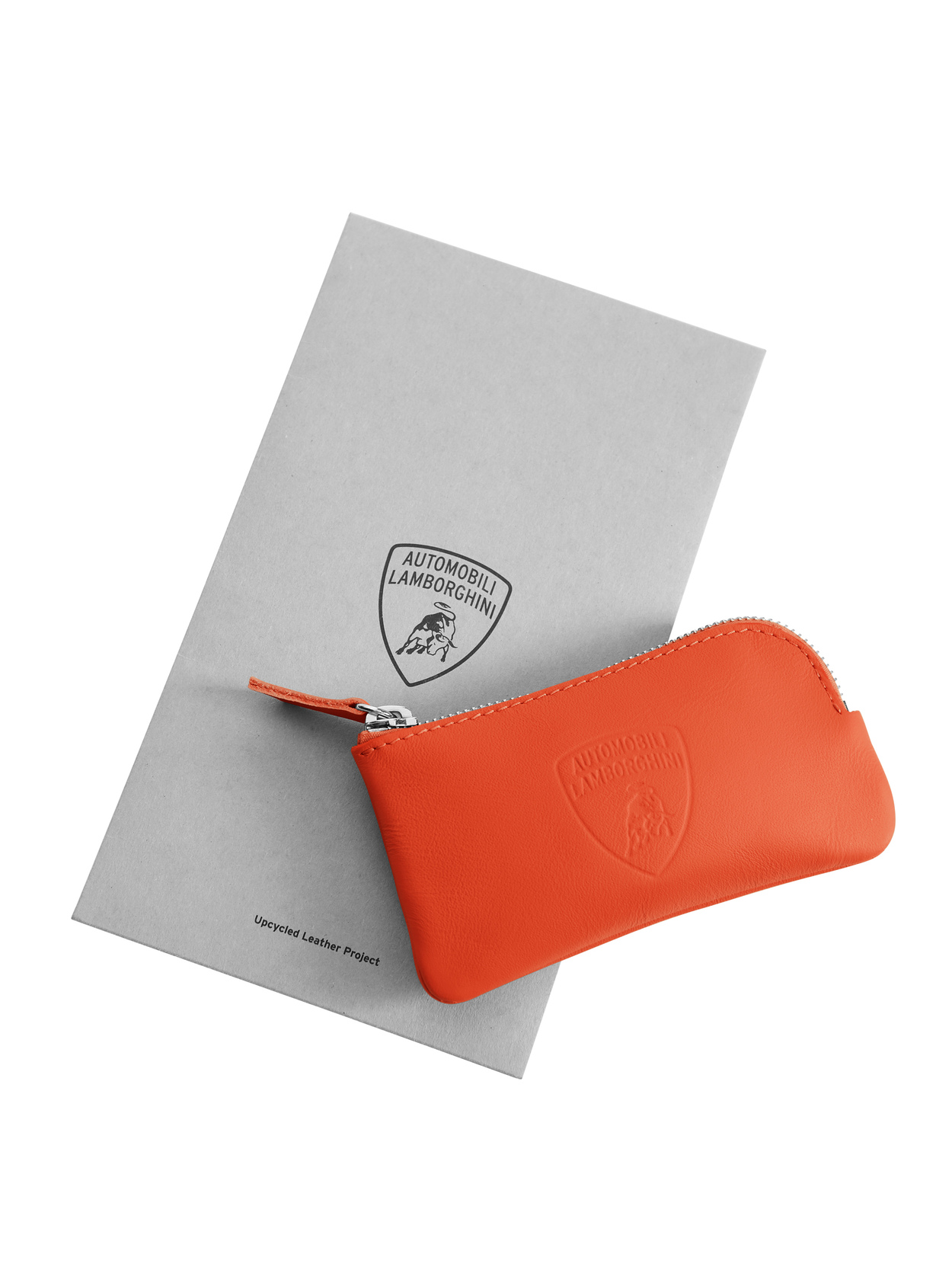 UPCYCLED LEATHER AUTOMOBILI LAMBORGHINI KEYRING - Lamborghini Store