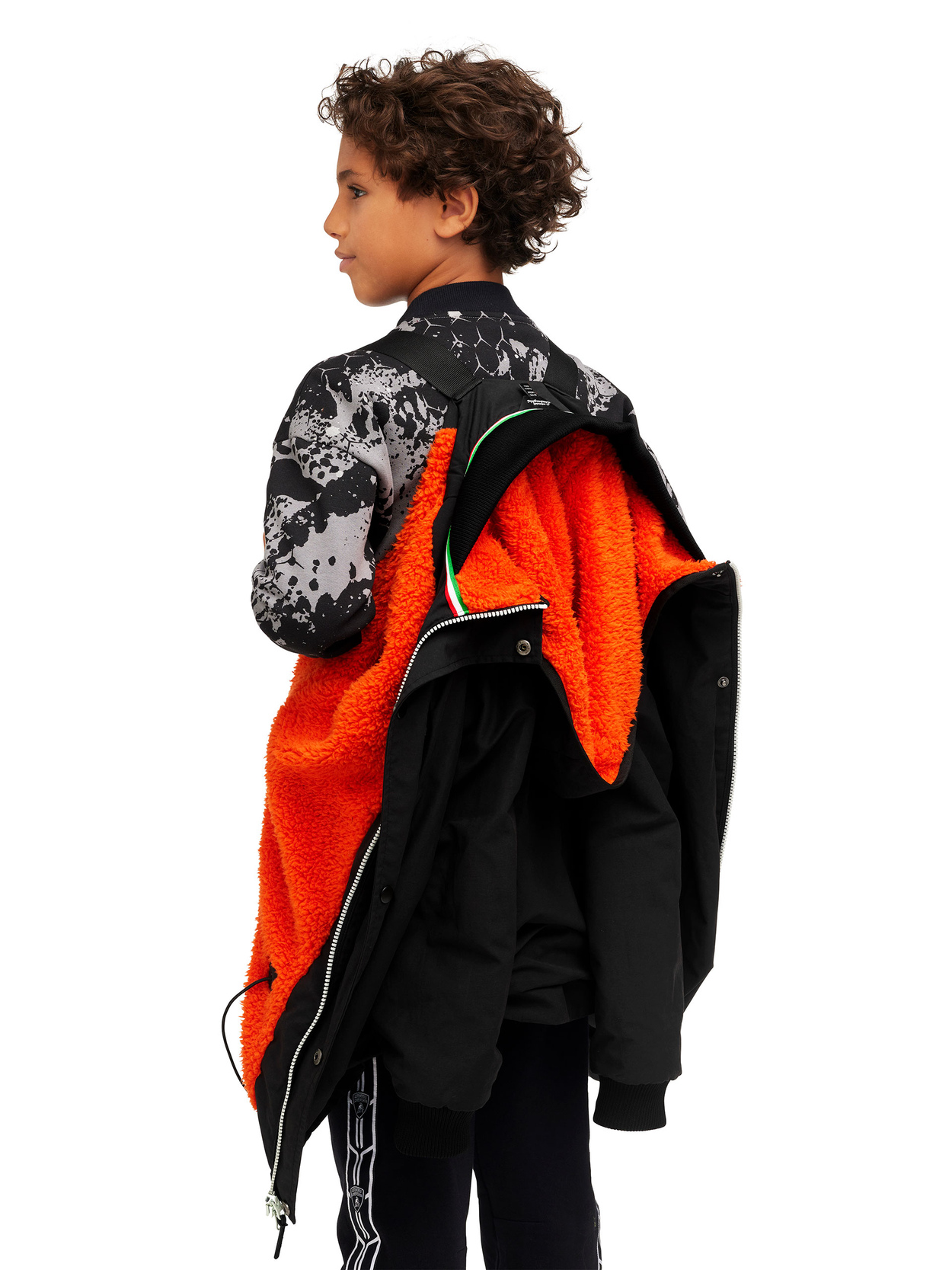 PARKA ENFANT QUI BRILLE DANS LE NOIR - Lamborghini Store