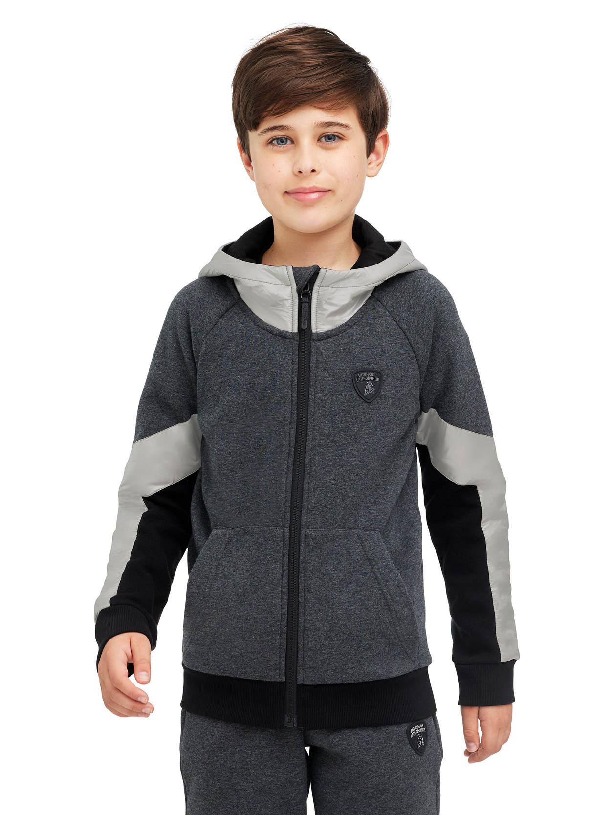 JUNGEN-KAPUZENSWEATSHIRT AUS FUNKTIONSGEWEBE - Lamborghini Store