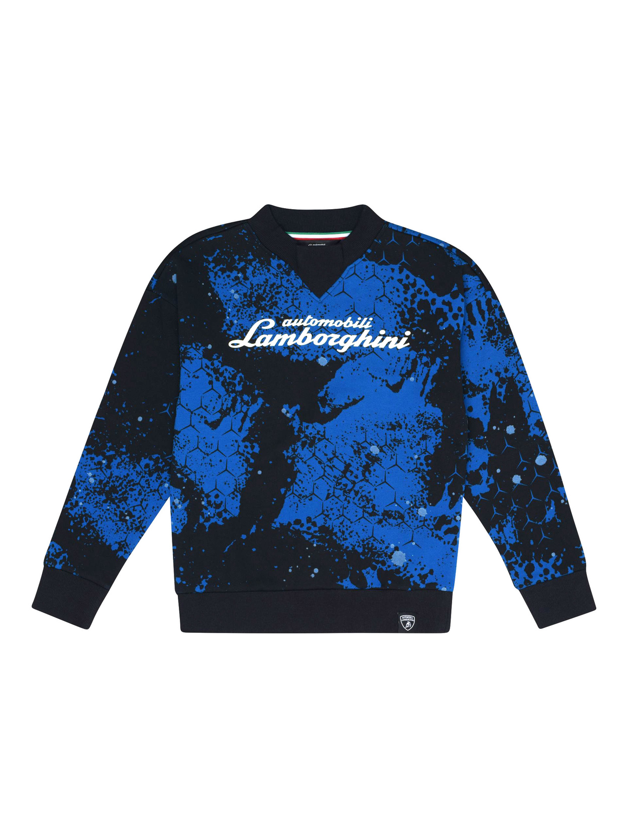 BOY’S CREW-NECK SWEATSHIRT WITH ARTISTIC PRINT - Lamborghini Store