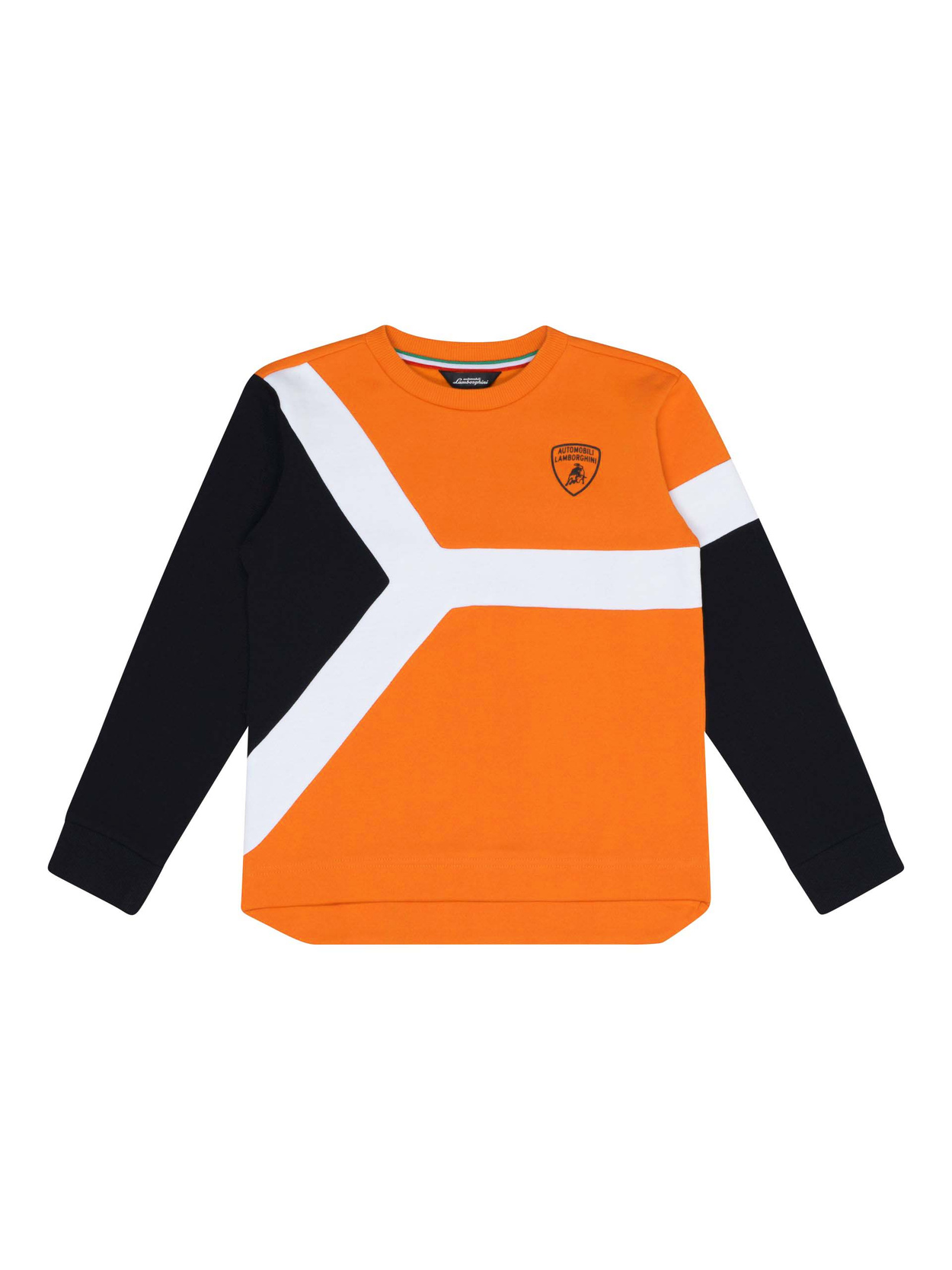 BOY’S CREW-NECK SWEATSHIRT WITH “Y” INSERT - Lamborghini Store