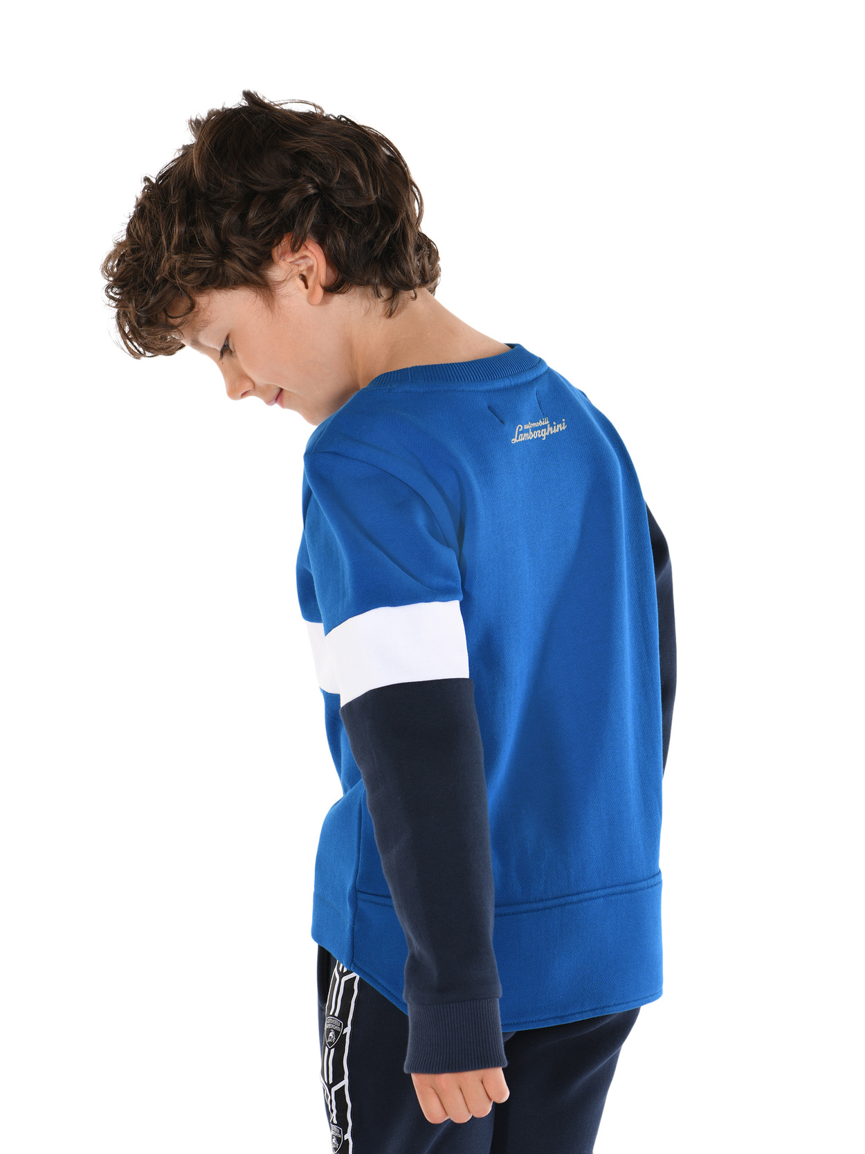 BOY’S CREW-NECK SWEATSHIRT WITH “Y” INSERT - Lamborghini Store