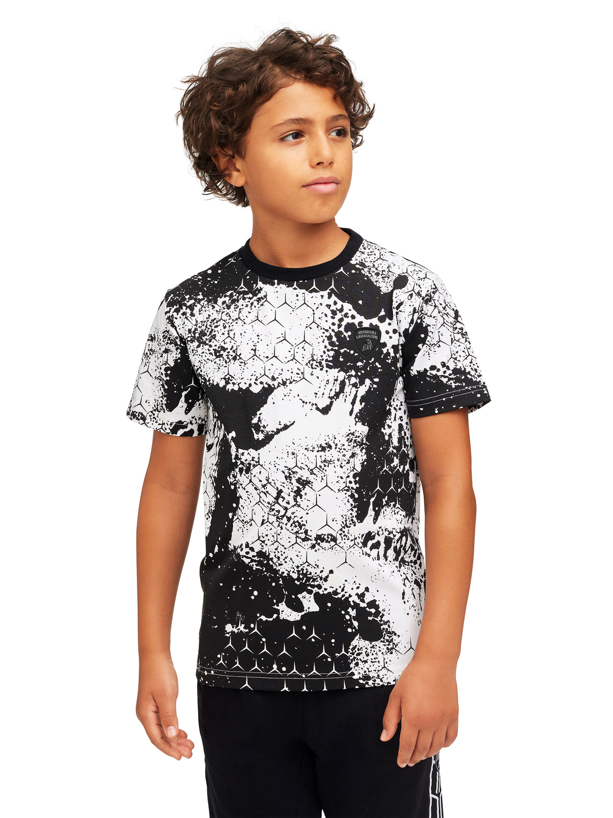 BOY’S T-SHIRT WITH ARTISTIC PRINT - Lamborghini Store