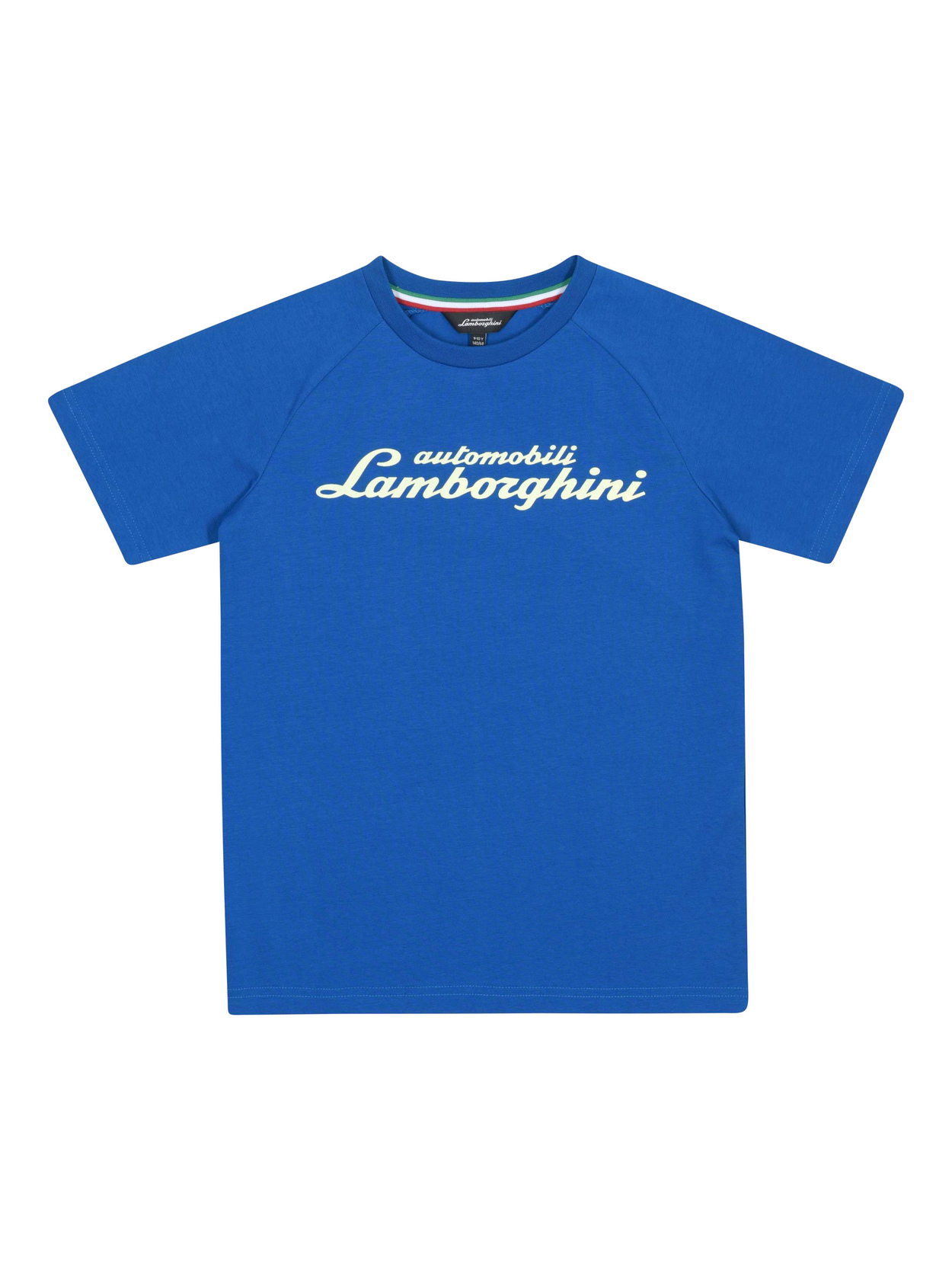 BOY’S T-SHIRT WITH GLOW-IN-THE-DARK SCRIPT LOGO - Lamborghini Store