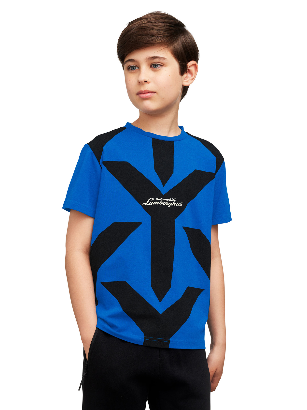 BOY’S T-SHIRT WITH LARGE “Y” PATTERN - Lamborghini Store