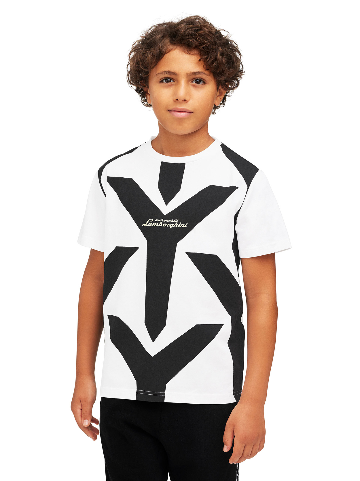BOY’S T-SHIRT WITH LARGE “Y” PATTERN - Lamborghini Store