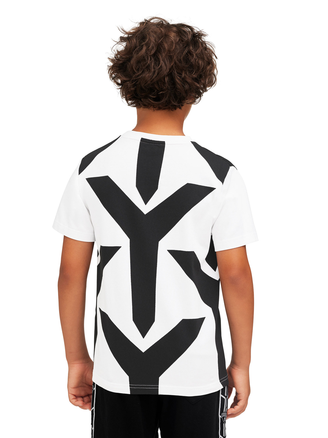 BOY’S T-SHIRT WITH LARGE “Y” PATTERN - Lamborghini Store
