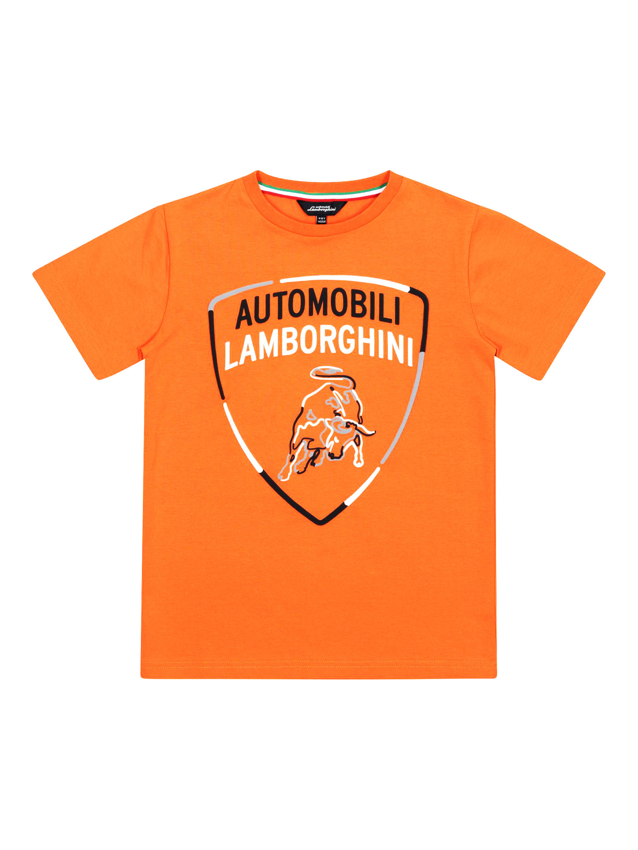 BOY’S MULTICOLOUR SHIELD-LOGO T-SHIRT - Lamborghini Store