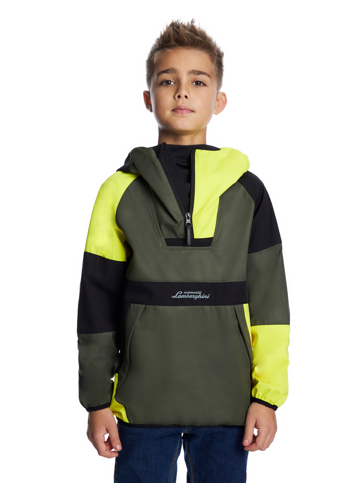 BOY’S BLOCK COLOUR SOFT-SHELL JACKET - Lamborghini Store