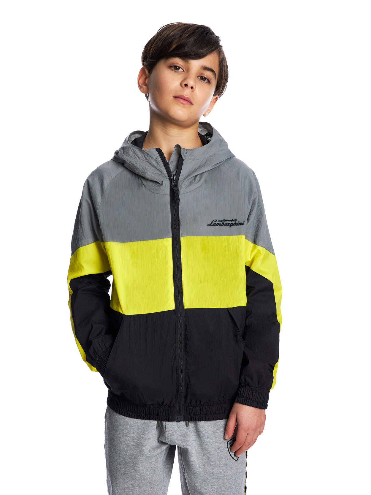 GIACCA A VENTO COLOR BLOCK BAMBINO - Lamborghini Store