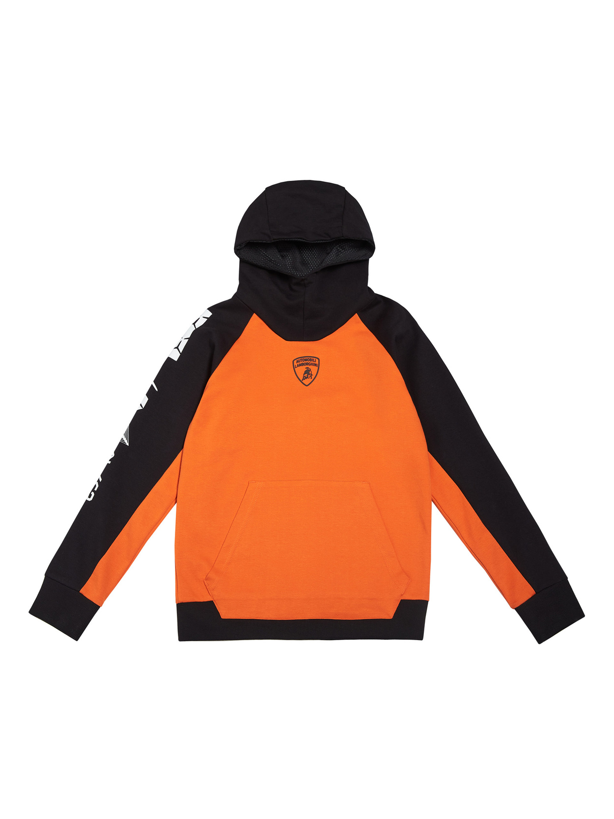 BOY’S GRAPHIC HOODIE - ORANGE - Lamborghini Store