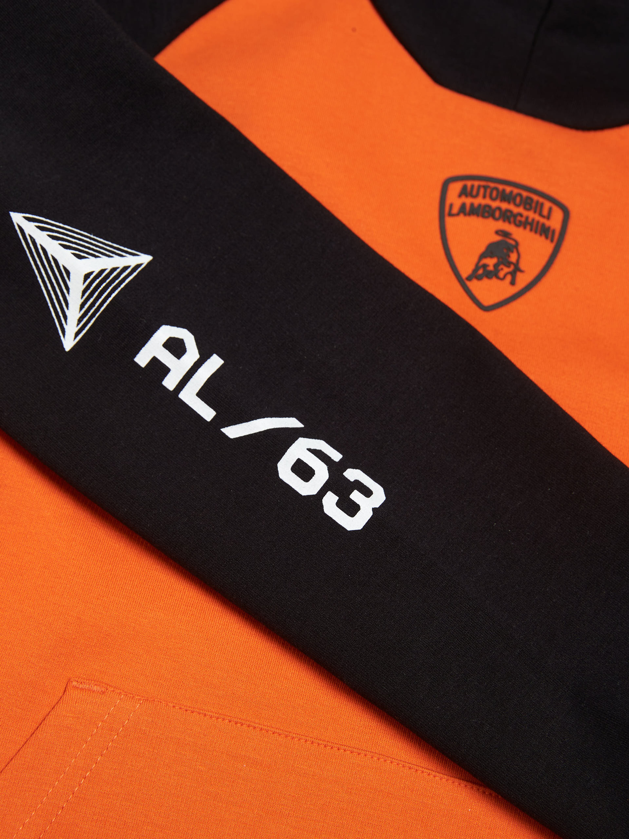 BOY’S GRAPHIC HOODIE - ORANGE - Lamborghini Store