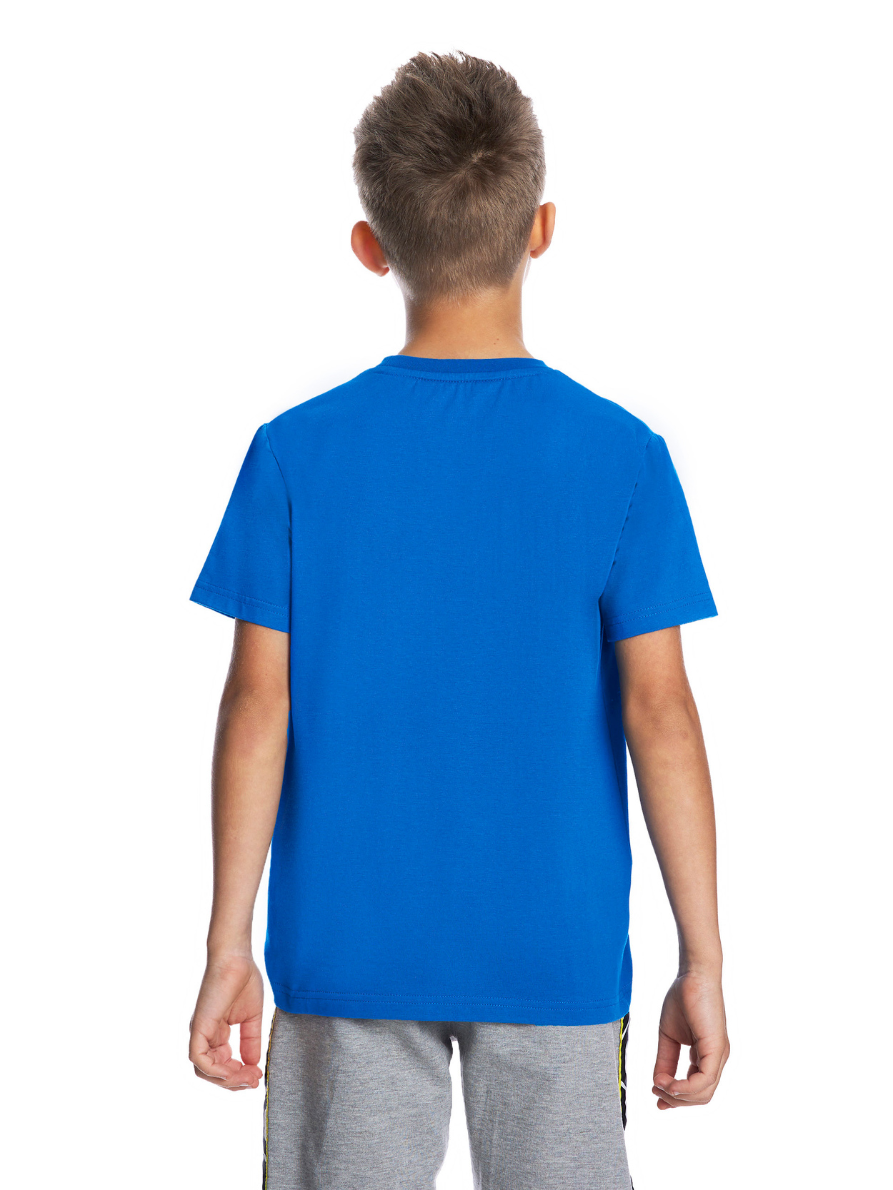 BOY’S AVENTADOR SVJ T-SHIRT - BLUE - Lamborghini Store