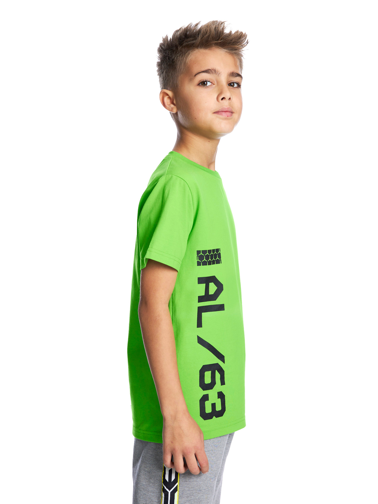 T-SHIRT CON GRAFICHE BAMBINO - VERDE - Lamborghini Store