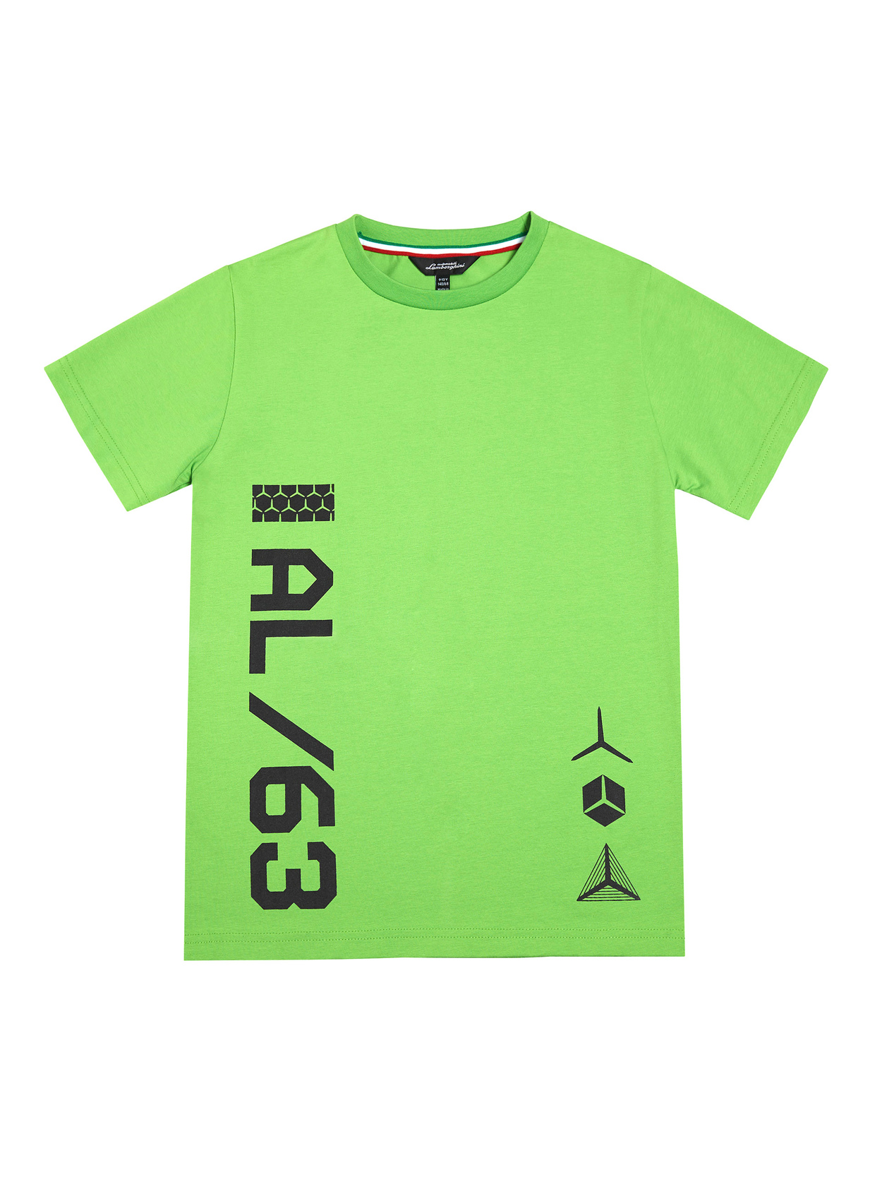 T-SHIRT CON GRAFICHE BAMBINO - VERDE - Lamborghini Store