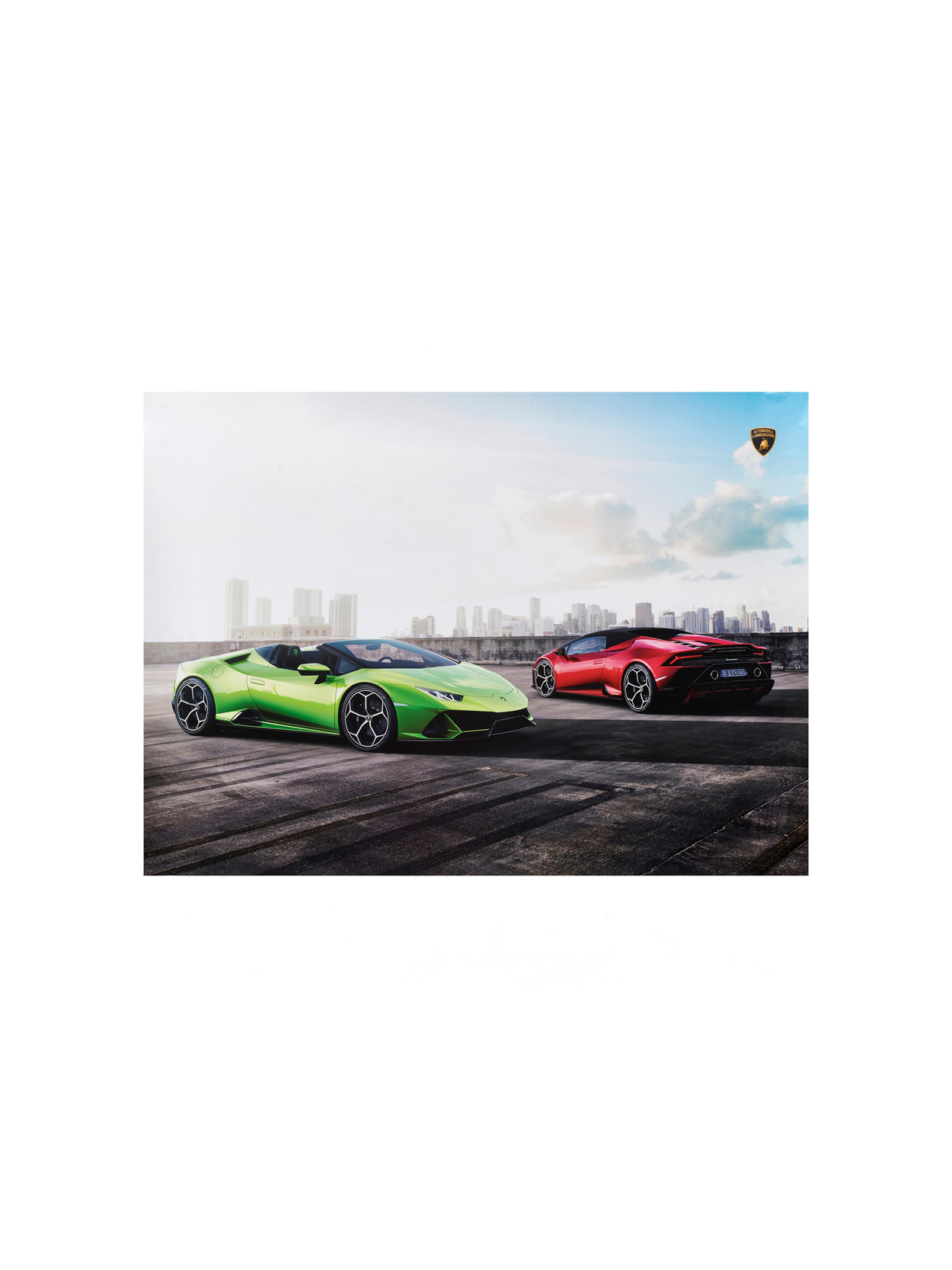 HURACÁN EVO SPYDER POSTER - Lamborghini Store