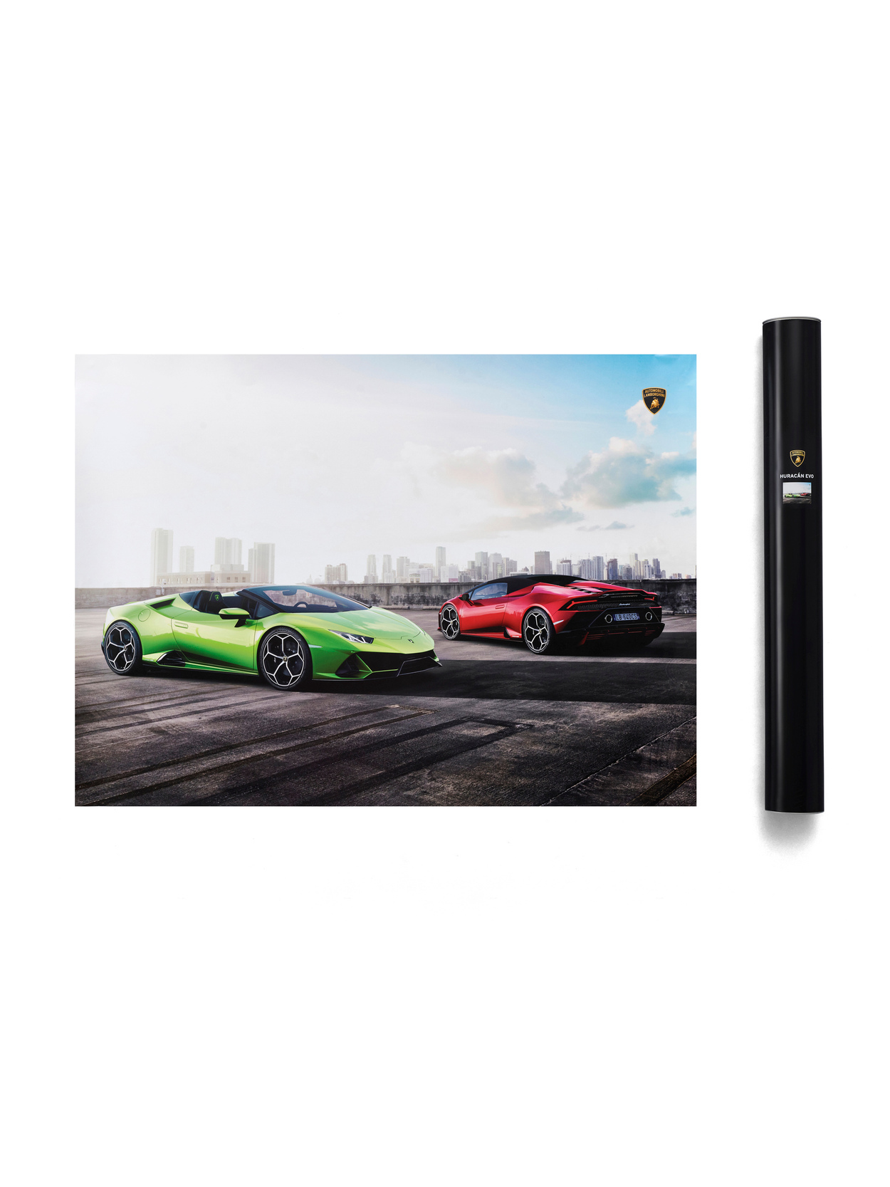 HURACÁN EVO SPYDER POSTER - Lamborghini Store