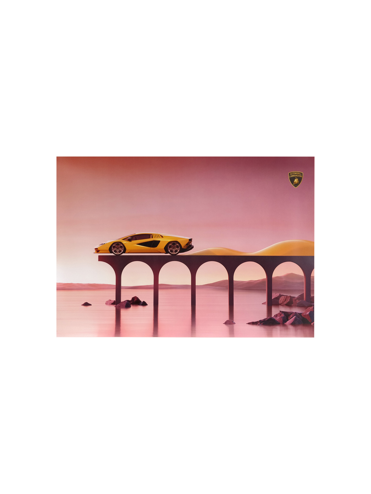 LAMBORGHINI COUNTACH LPI 800-4 SPECIAL EDITION POSTER BY ANDREAS WANNERSTEDT - Lamborghini Store