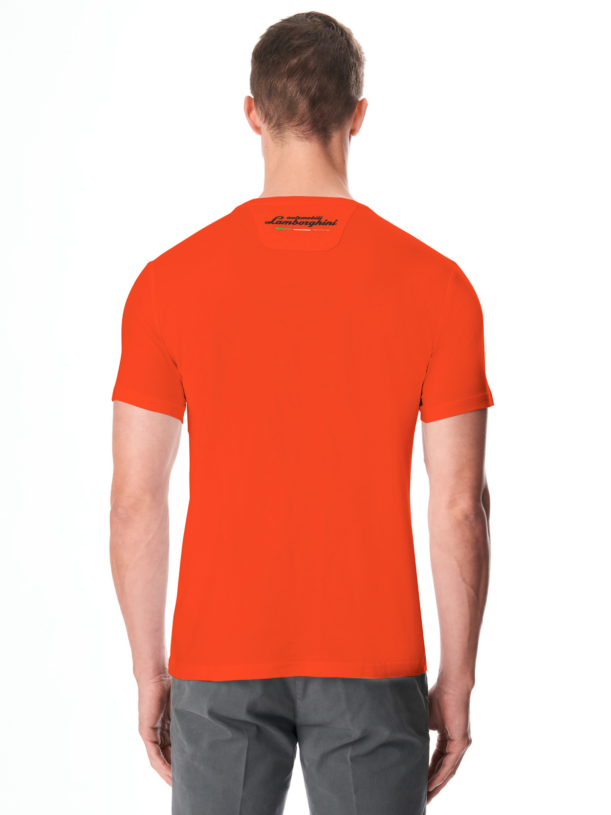 Rundhals-T-Shirt Automobili Lamborghini Iconic Big Shield - Lamborghini Store