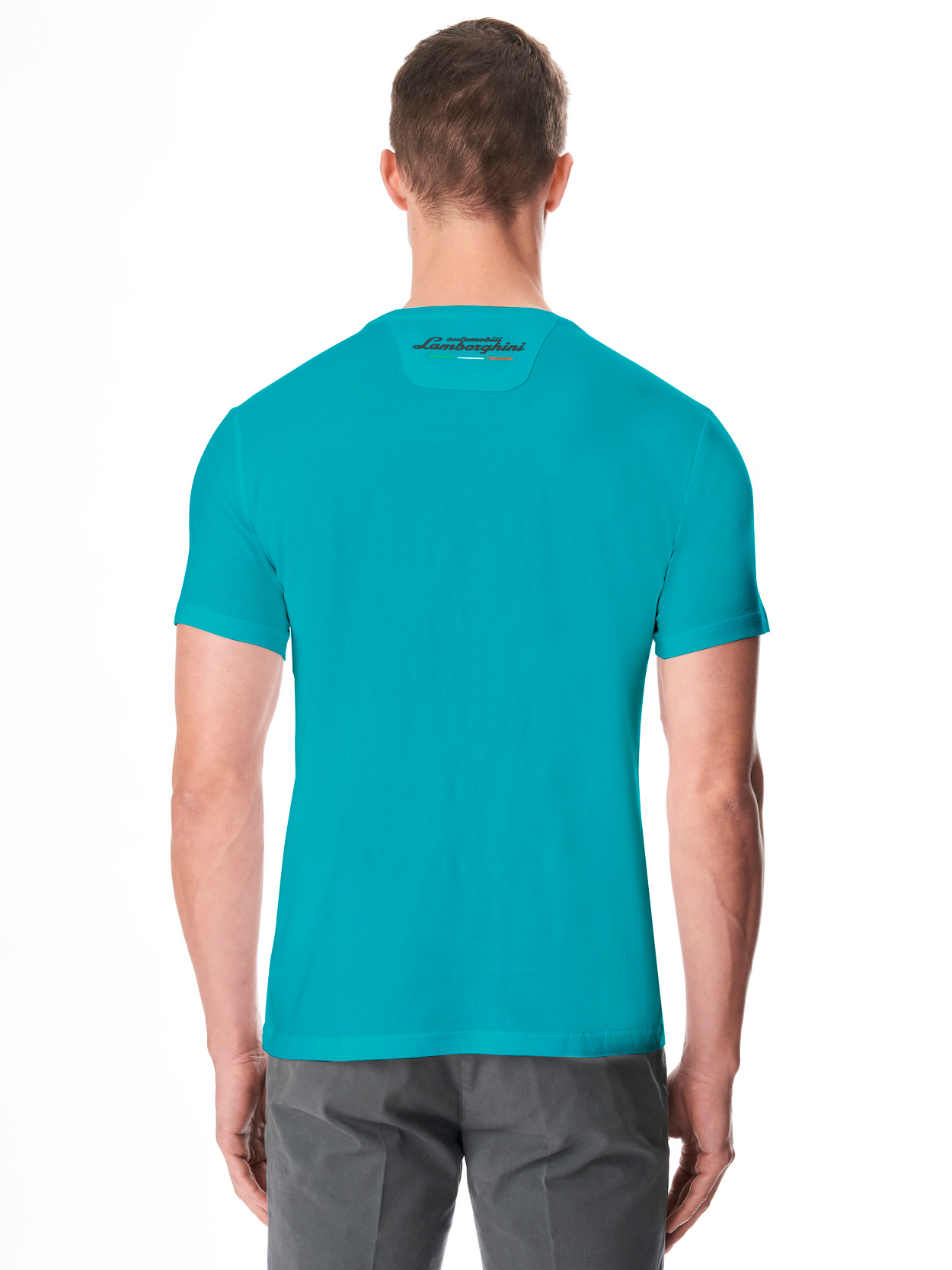 Automobili Lamborghini Iconic Small Shield Crew Neck T-shirt - Lamborghini Store