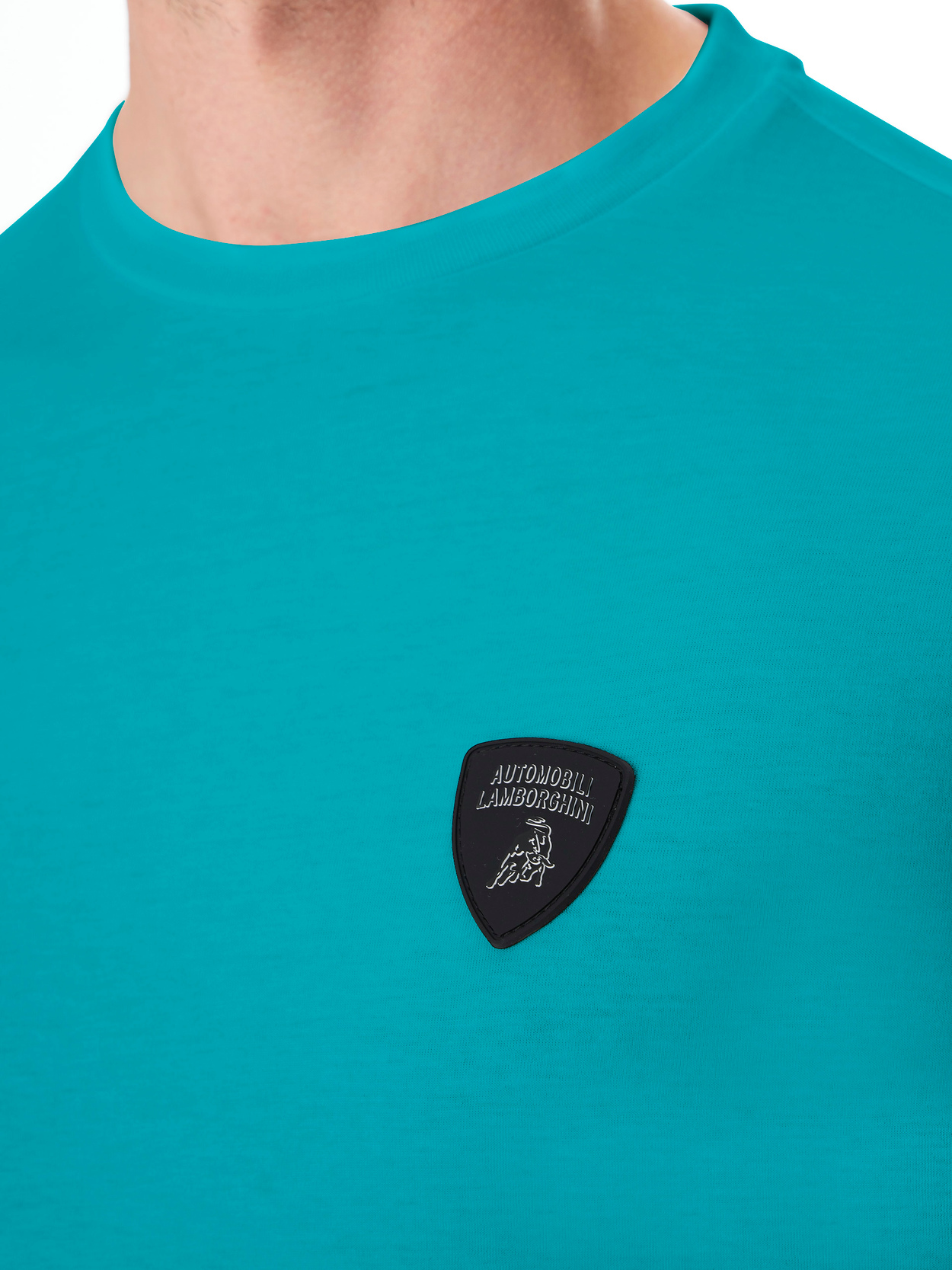 Automobili Lamborghini Iconic Small Shield Crew Neck T-shirt - Lamborghini Store