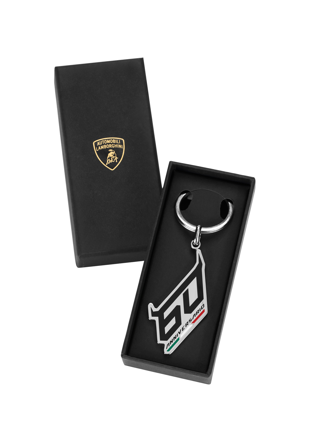 60TH ANNIVERSARY SPECIAL-EDITION AUTOMOBILI-LAMBORGHINI KEYRING - Lamborghini Store