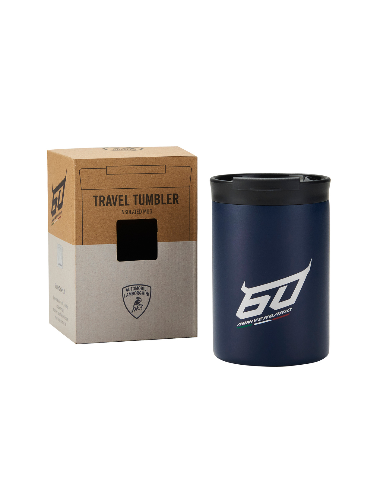 60TH ANNIVERSARY SPECIAL-EDITION TRAVEL TUMBLER BY 24BOTTLES FOR AUTOMOBILI LAMBORGHINI - Lamborghini Store