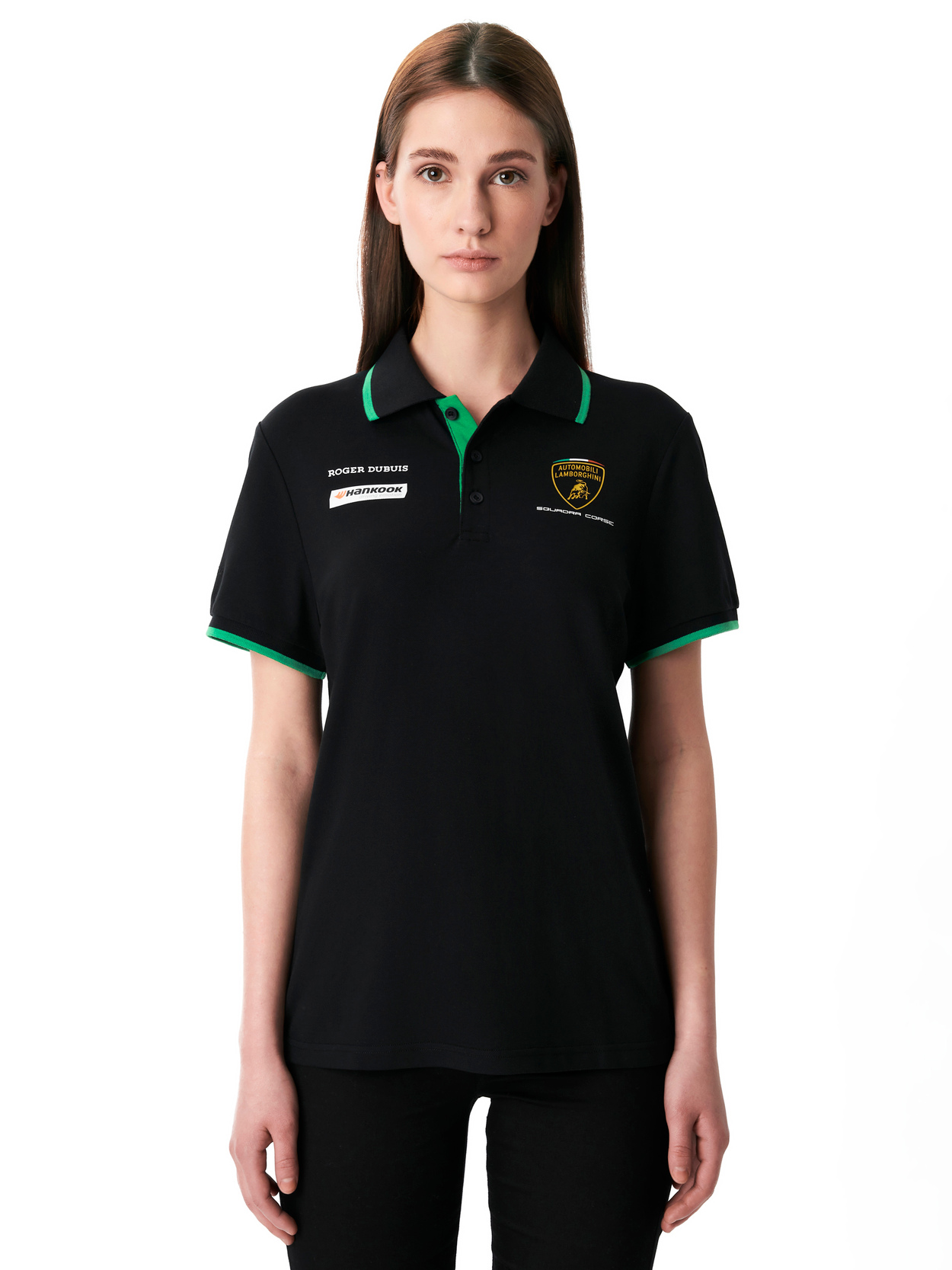 AUTOMOBILI LAMBORGHINI REPLICA SQUADRA CORSE POLO SHIRT FOR WOMEN - Lamborghini Store
