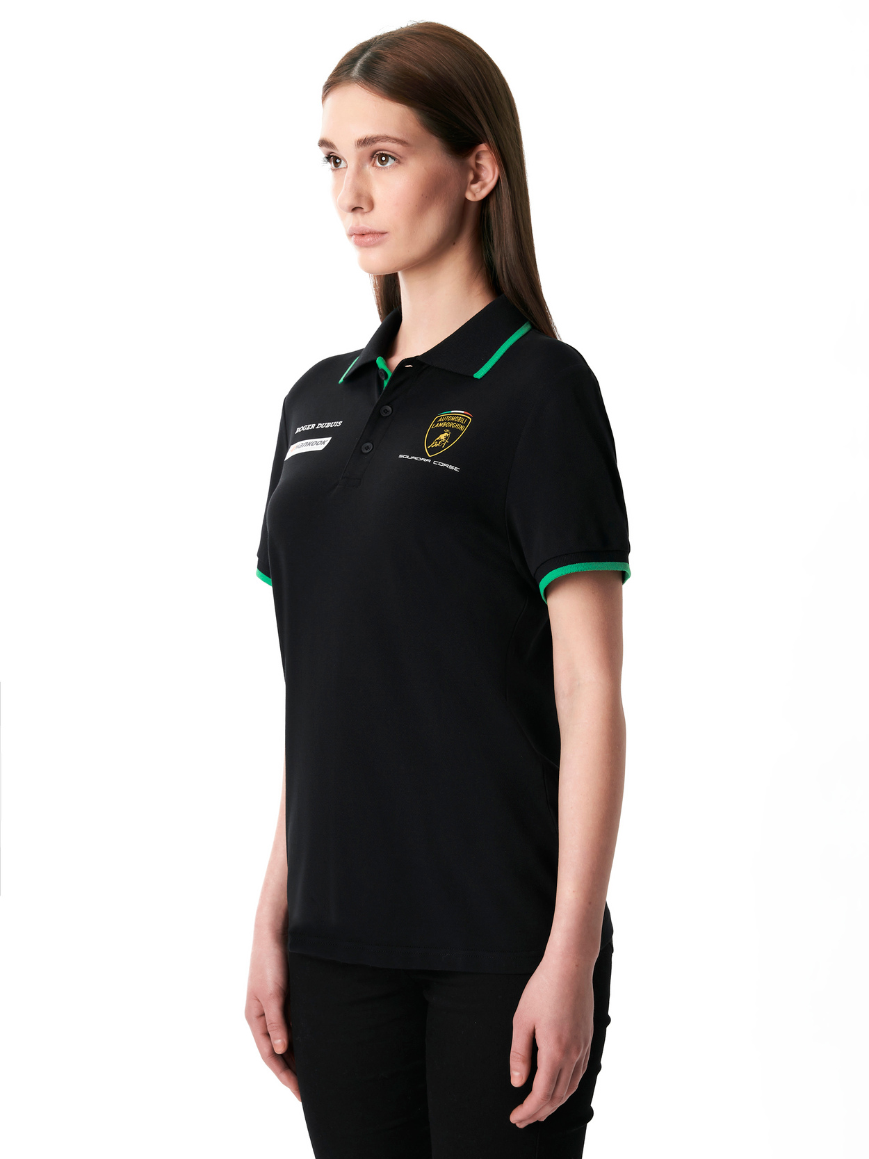 AUTOMOBILI LAMBORGHINI REPLICA SQUADRA CORSE POLO SHIRT FOR WOMEN - Lamborghini Store