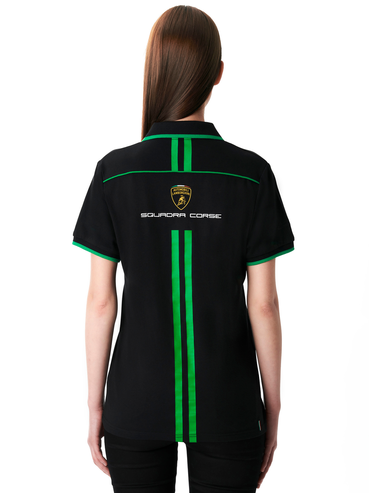 AUTOMOBILI LAMBORGHINI REPLICA SQUADRA CORSE POLO SHIRT FOR WOMEN - Lamborghini Store