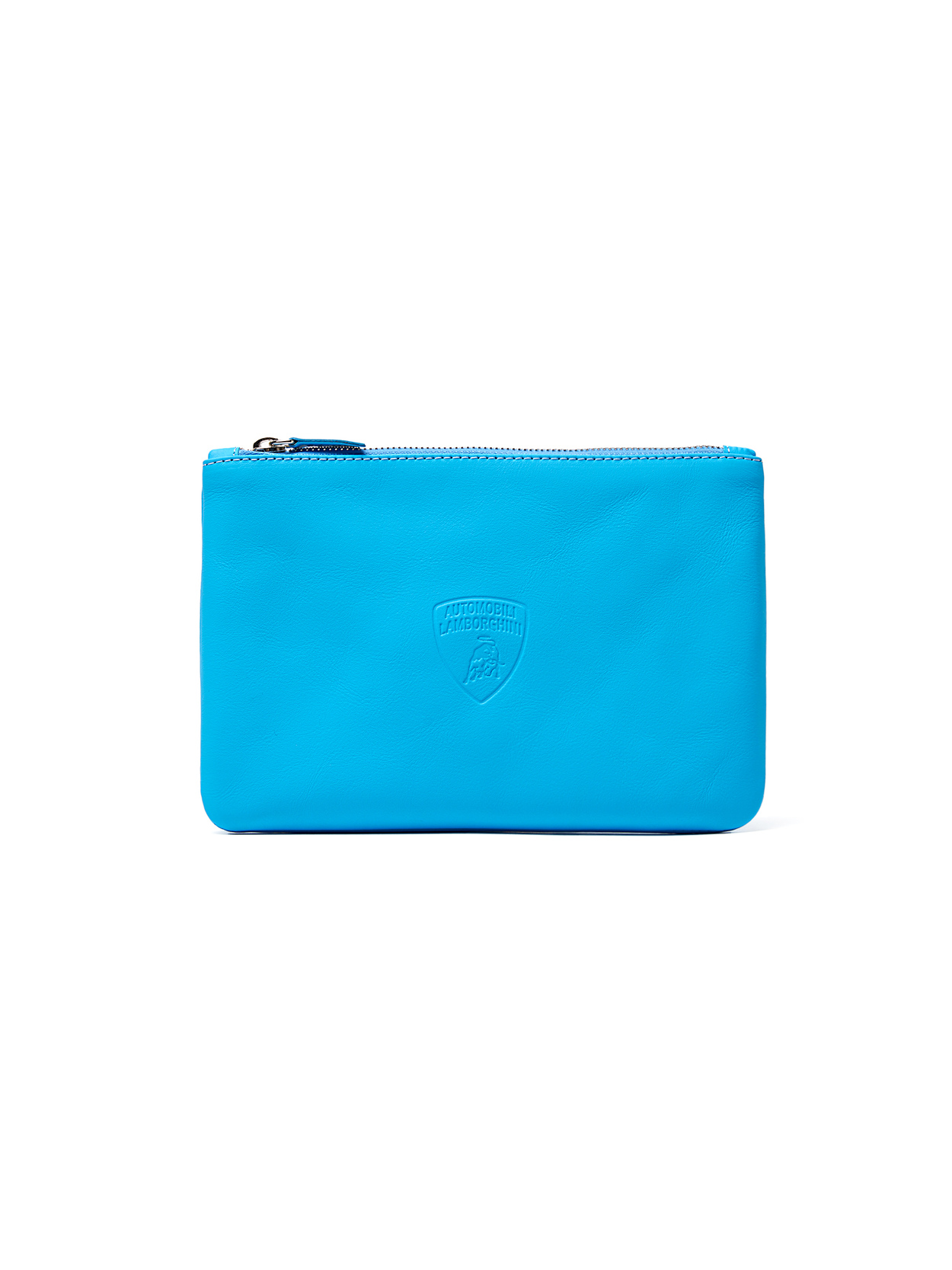 UPCYCLED LEATHER AUTOMOBILI LAMBORGHINI SLIM CLUTCH BAG - Lamborghini Store