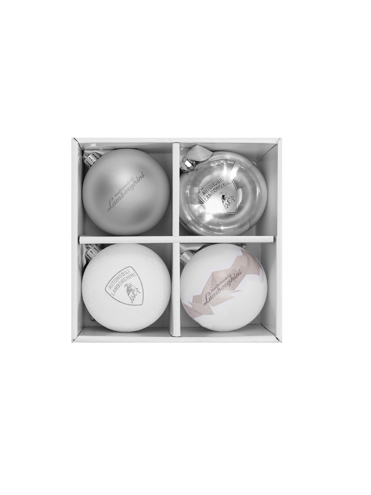 BOX OF 4 AUTOMOBILI LAMBORGHINI CHRISTMAS BAUBLES - Lamborghini Store