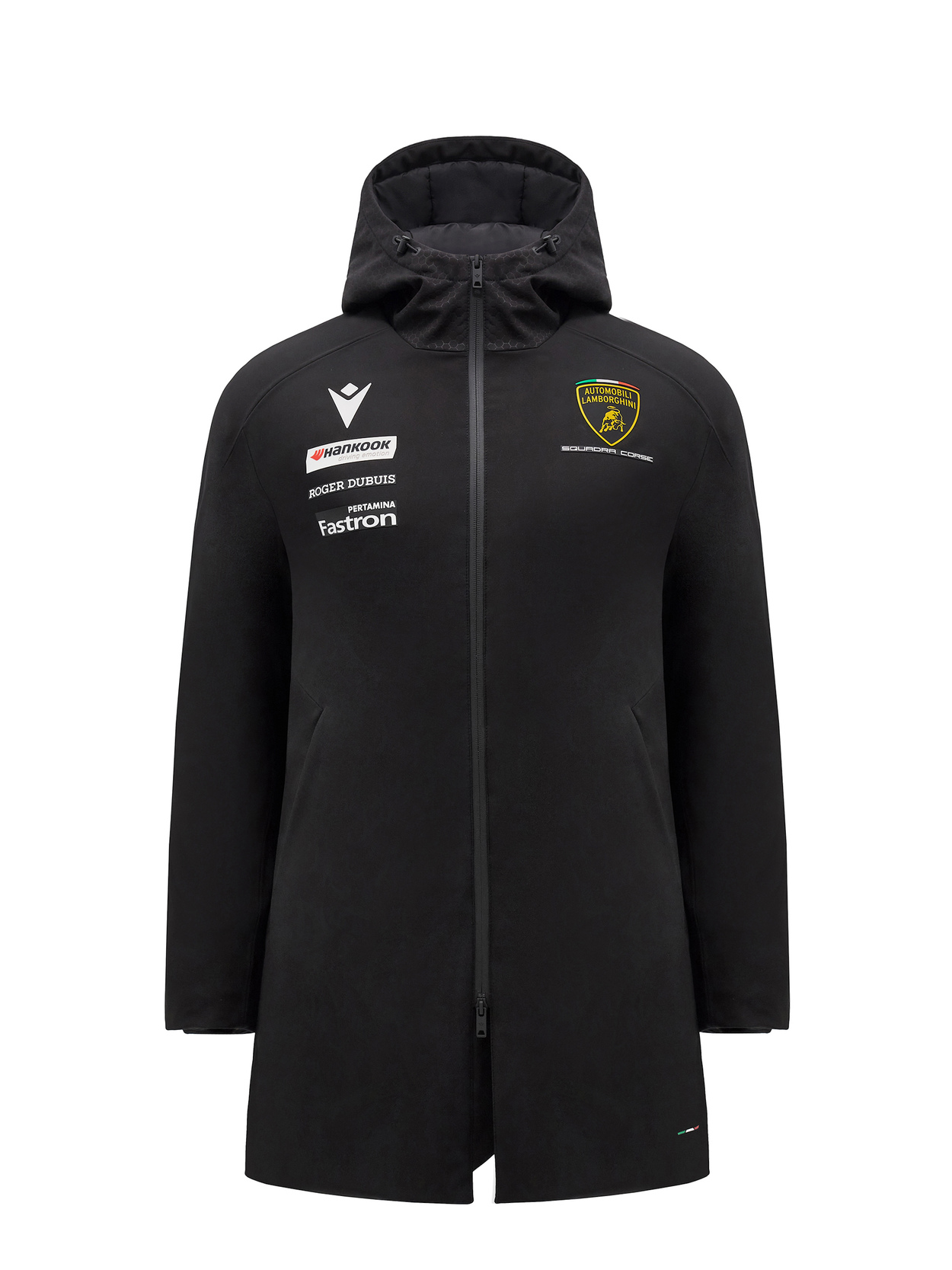 Automobili Lamborghini Squadra Corse men's parka jacket - Lamborghini Store