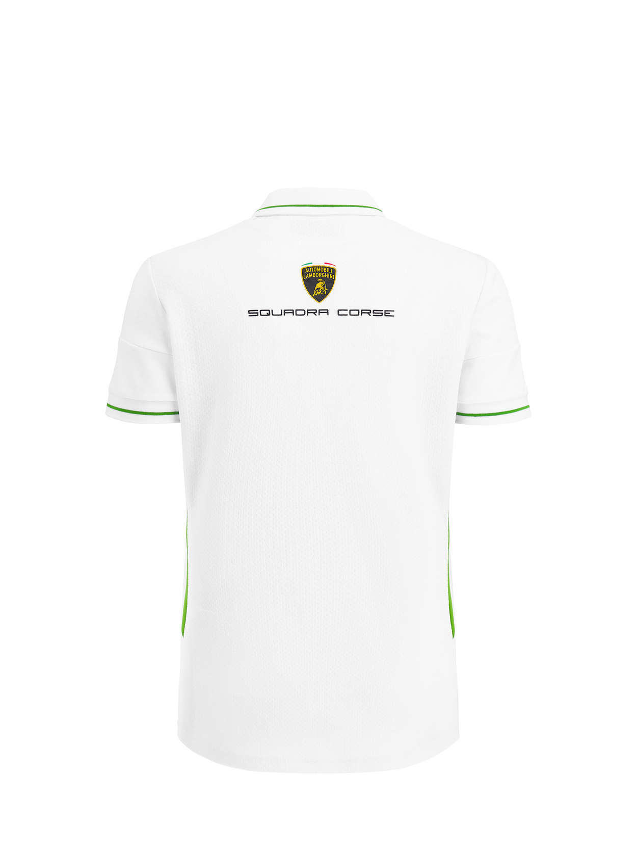 Automobili Lamborghini Squadra Corse women's white polo shirt - Lamborghini Store