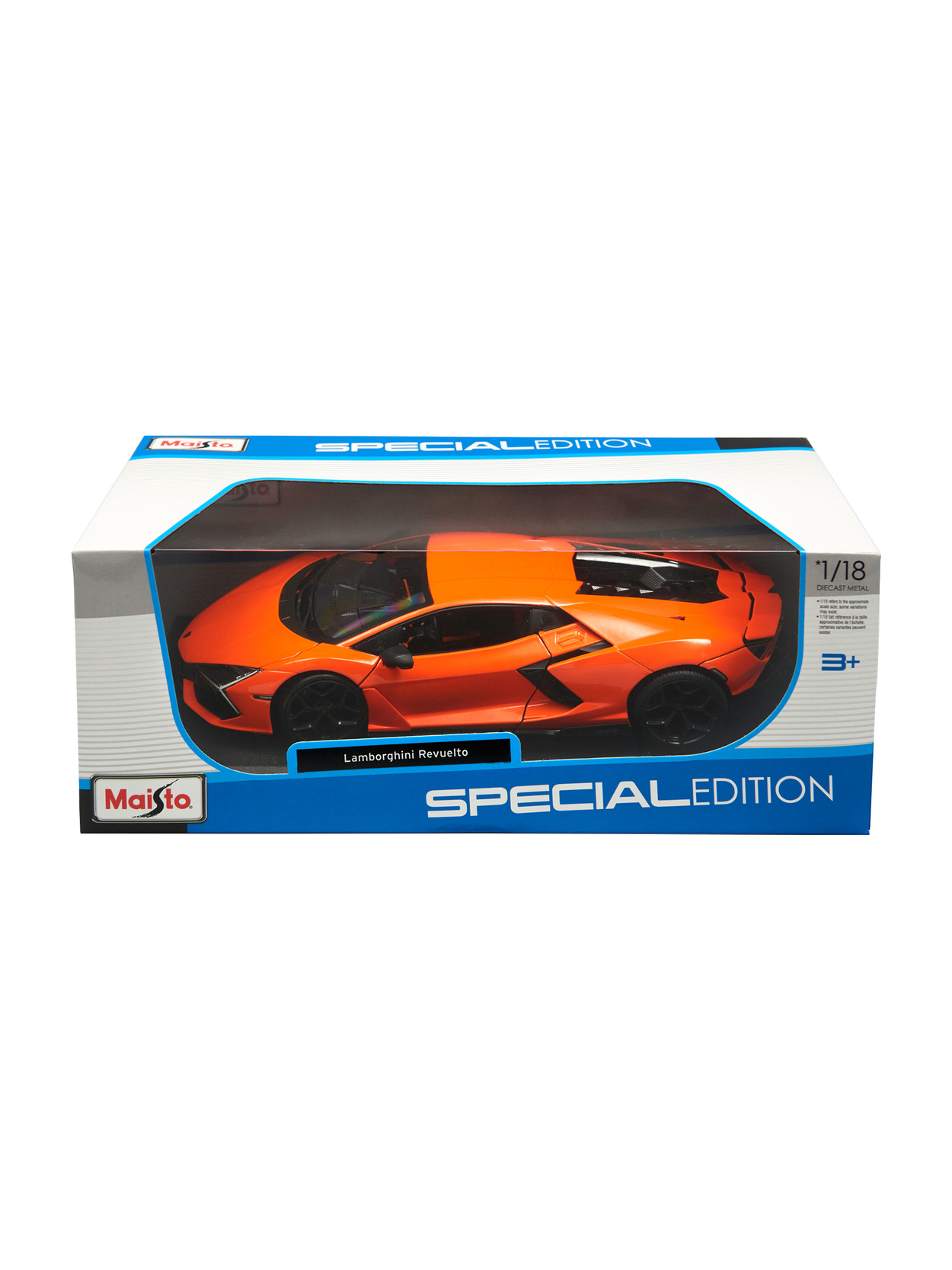 LAMBORGHINI REVUELTO 1:18 TOY MODEL BY BBURAGO MAISTO - Lamborghini Store
