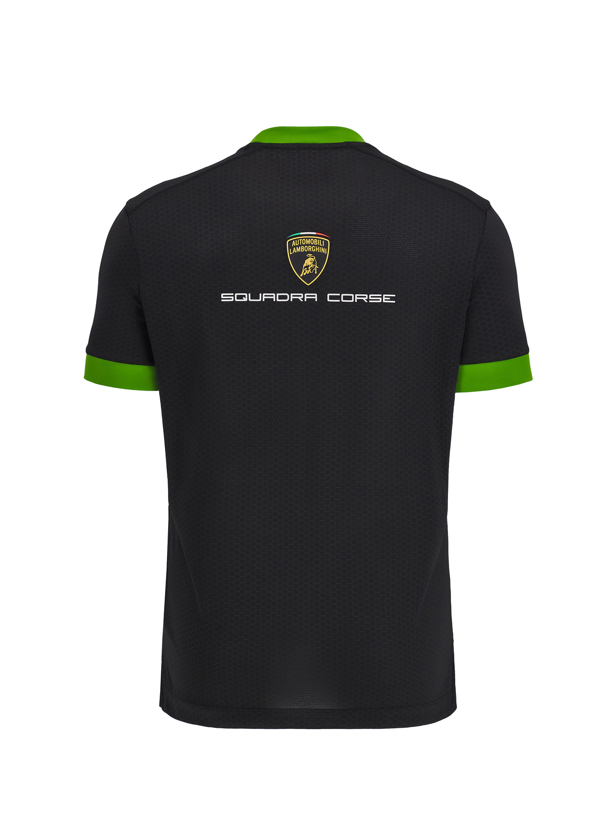 Automobili Lamborghini Squadra Corse men's black sports t-shirt - Lamborghini Store
