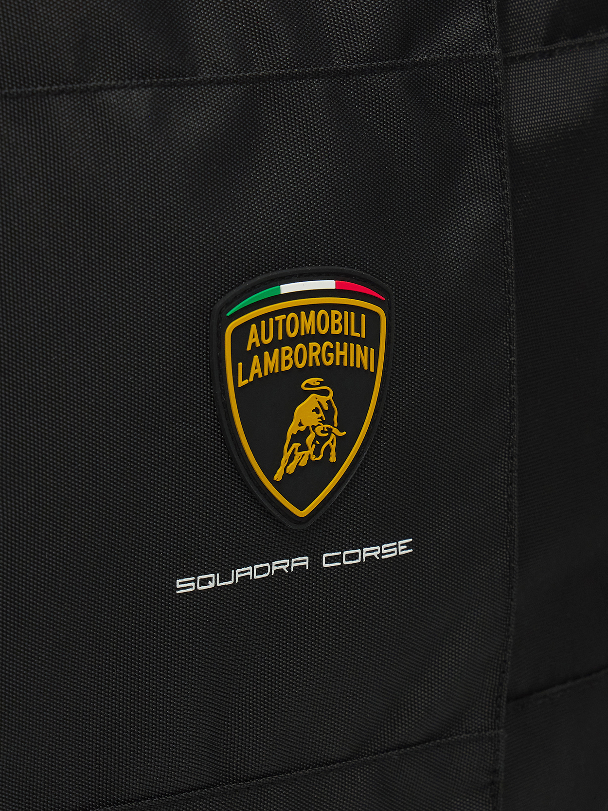 Automobili Lamborghini Squadra Corse black backpack - Lamborghini Store