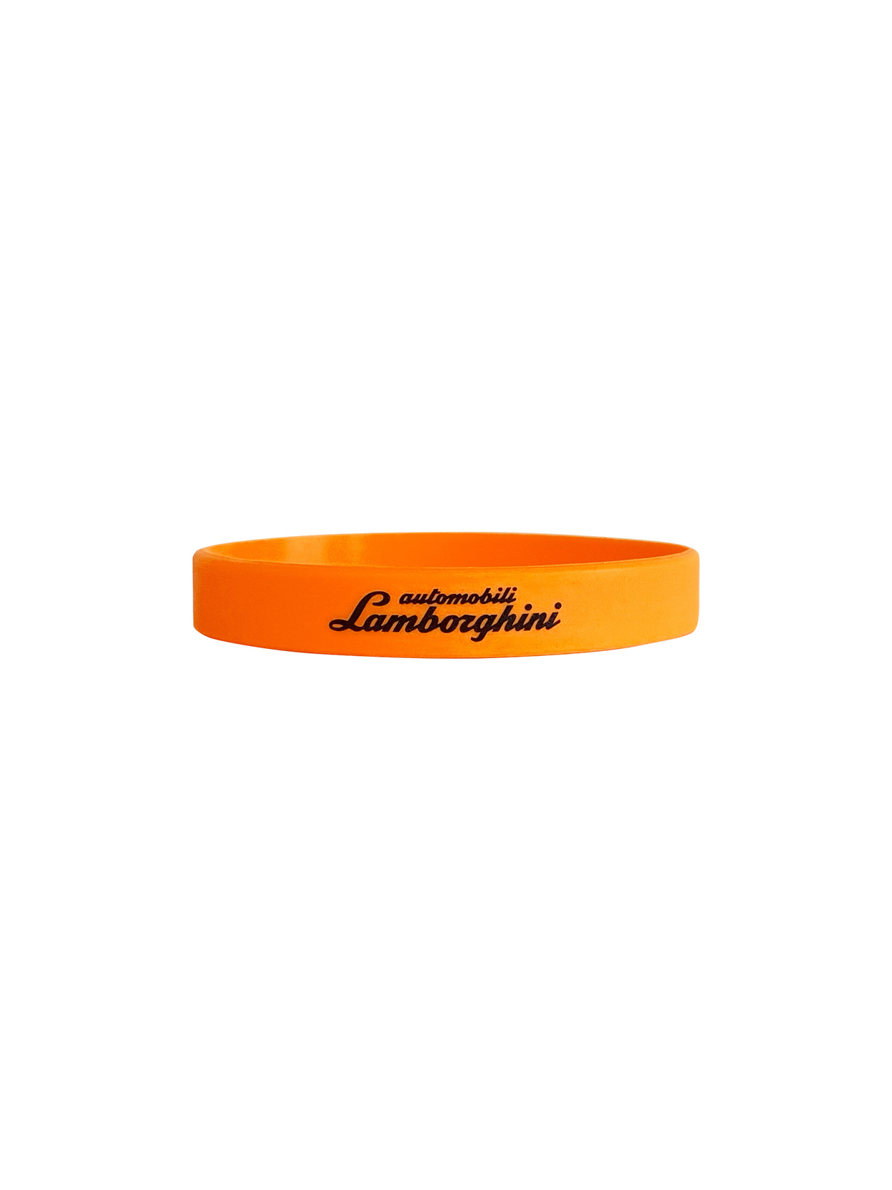 SET OF AUTOMOBILI-LAMBORGHINI SILICONE BRACELETS IN BLACK AND ORANGE - Lamborghini Store