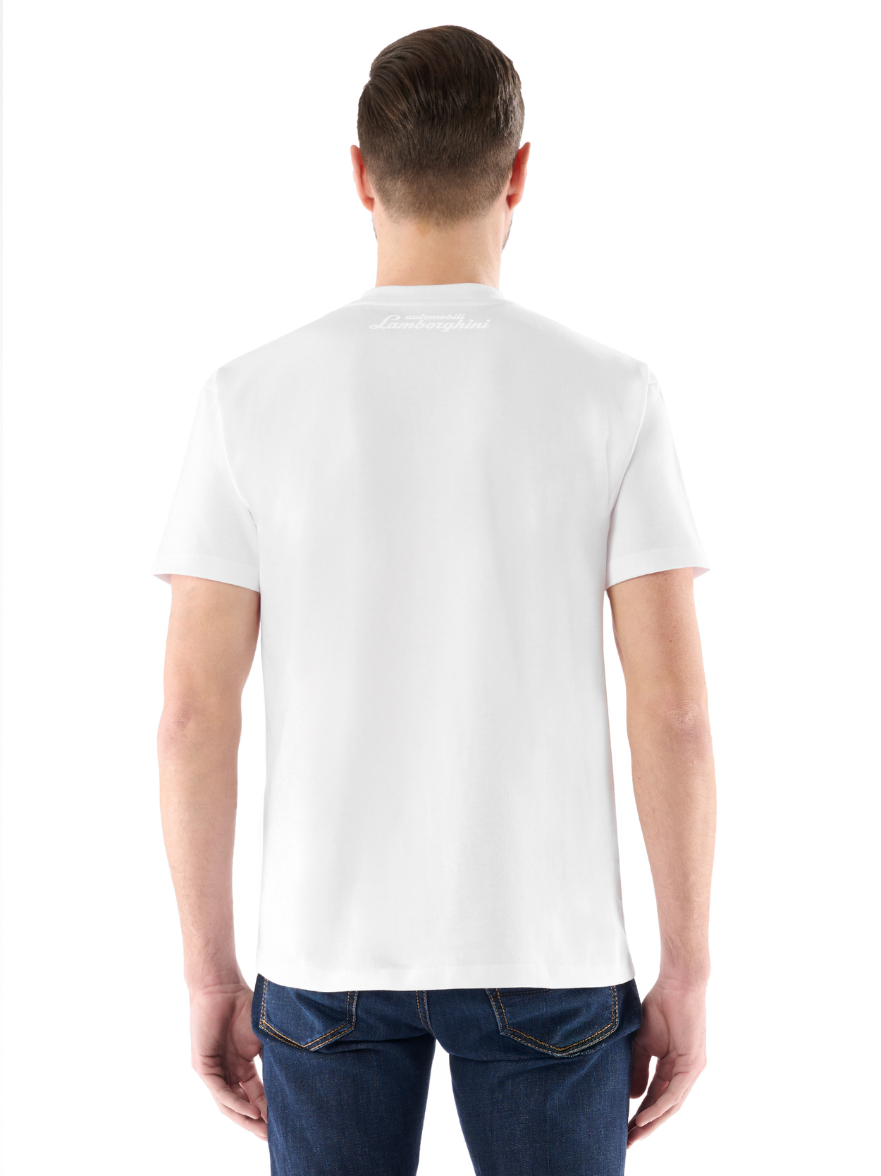 T-SHIRT AUTOMOBILI LAMBORGHINI WITH 3D SHIELD LOGO - Lamborghini Store