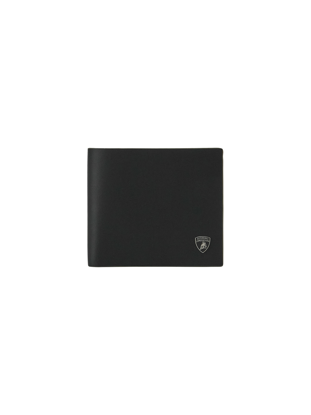 LEATHER WALLET WITH CONTRASTING DETAILS, ARMY GREEN - Lamborghini Store