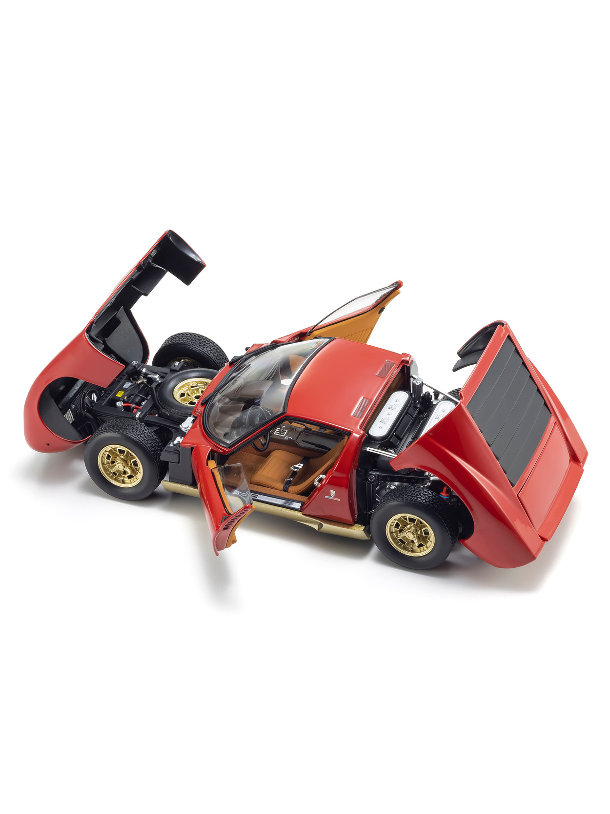 Lamborghini Miura P 400 1/18 rouge/or - Lamborghini Store