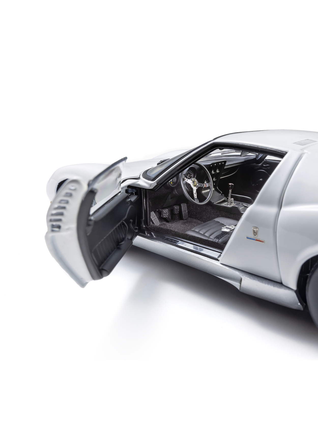 Lamborghini Miura P 400 1/18 blanc/argent - Lamborghini Store